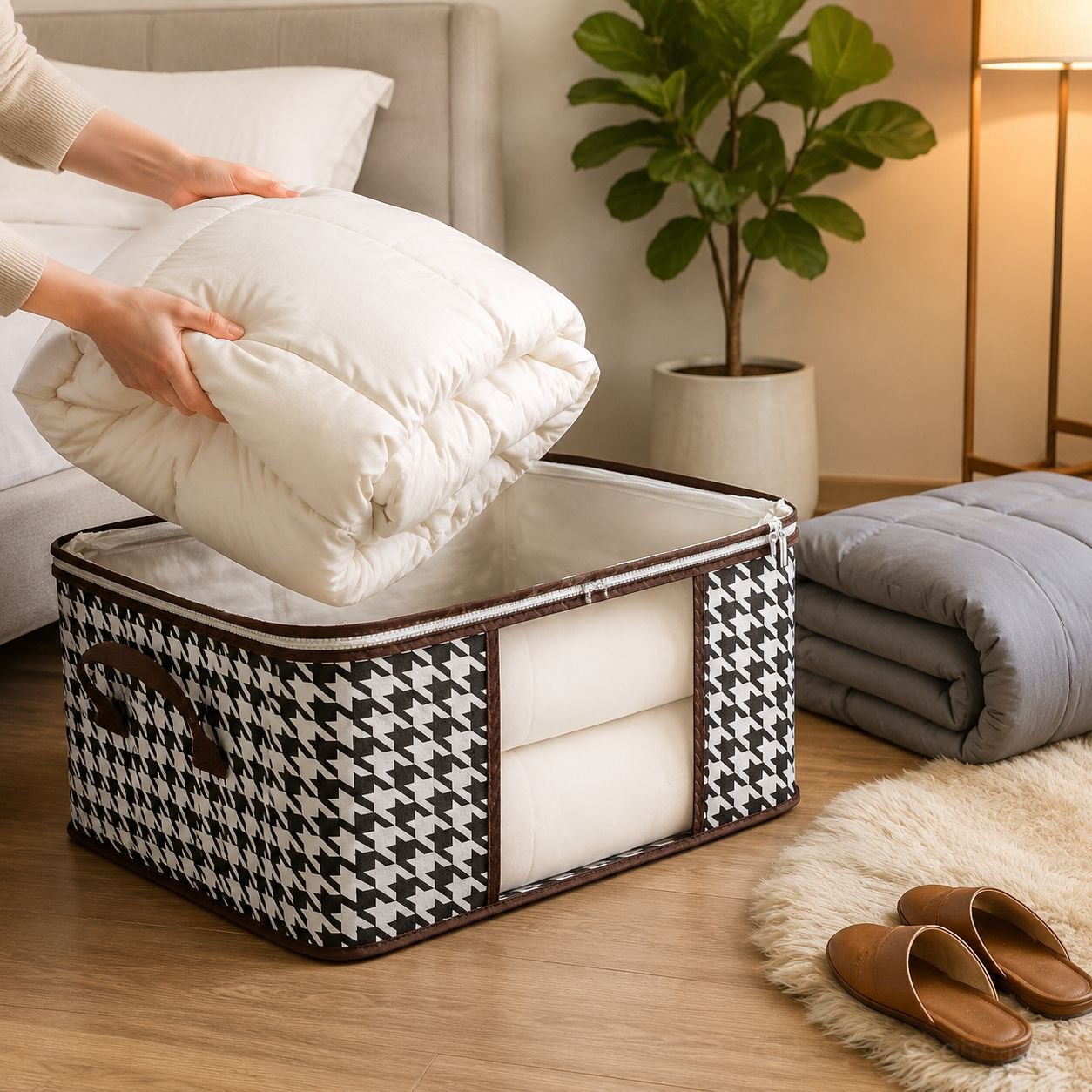 Clothes Organizer protecting garments from dust and moisture