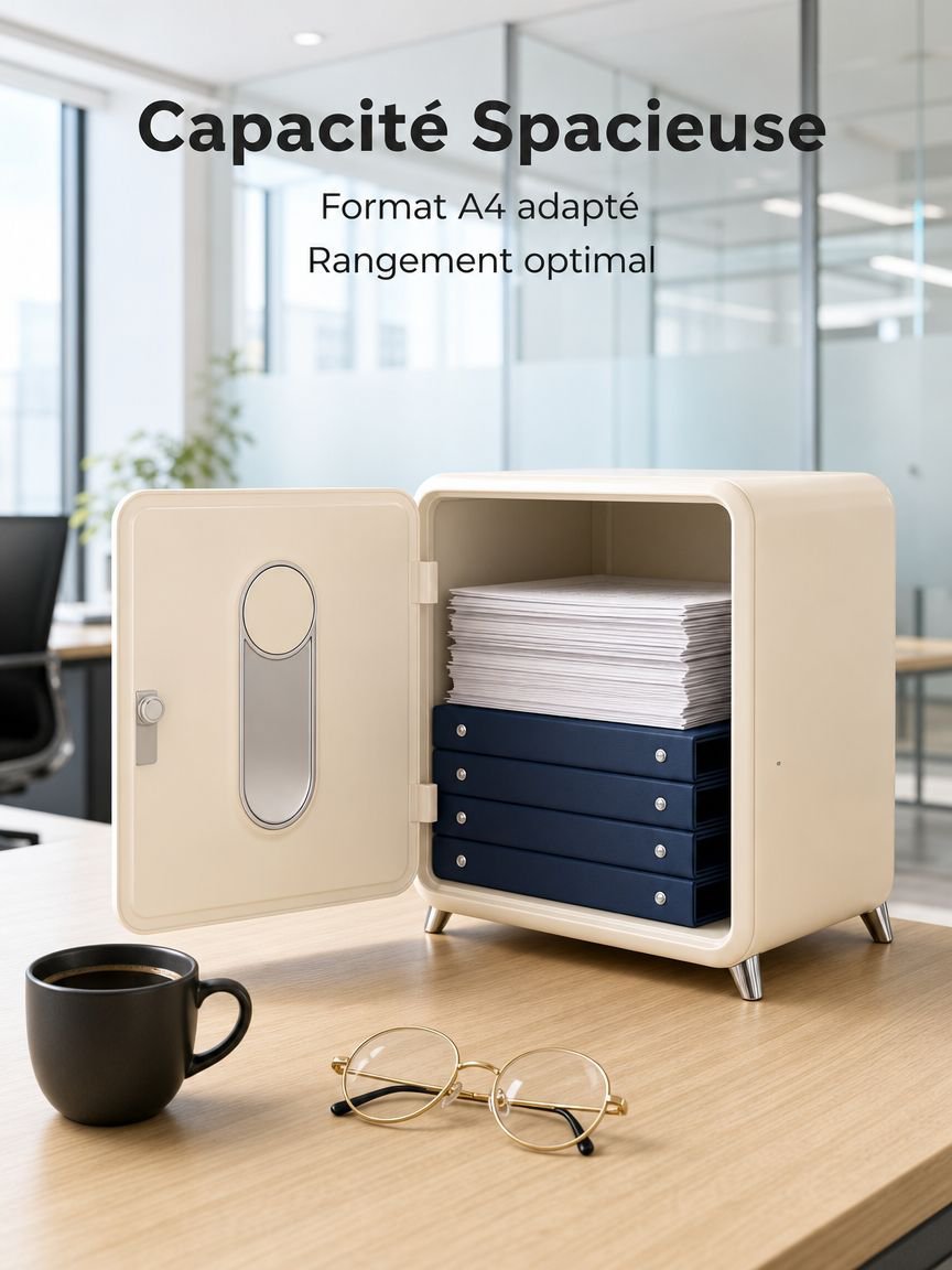 Boîte de rangement secrète à grande capacité avec verrou