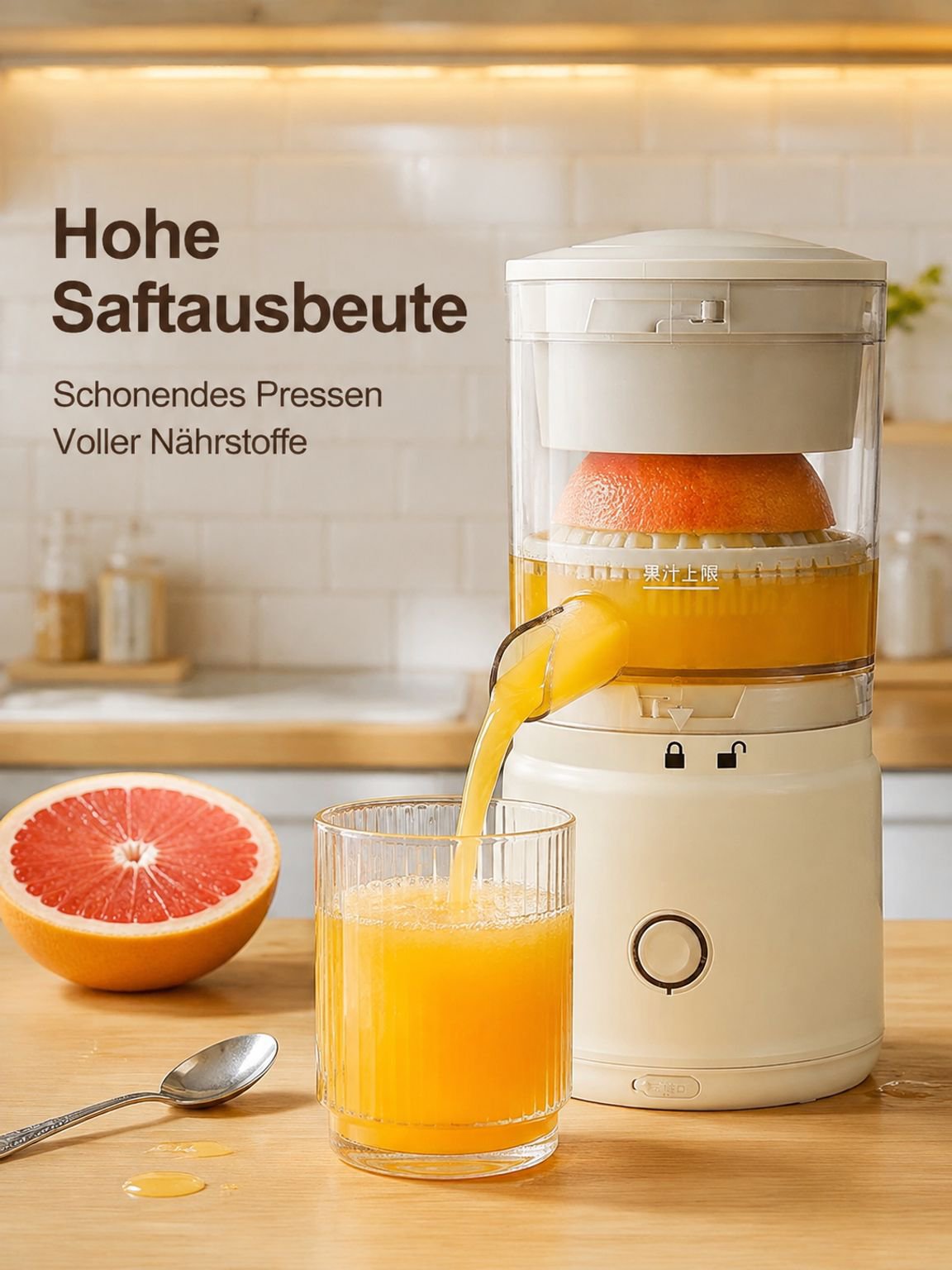Vollautomatische kabellose Saftpresse