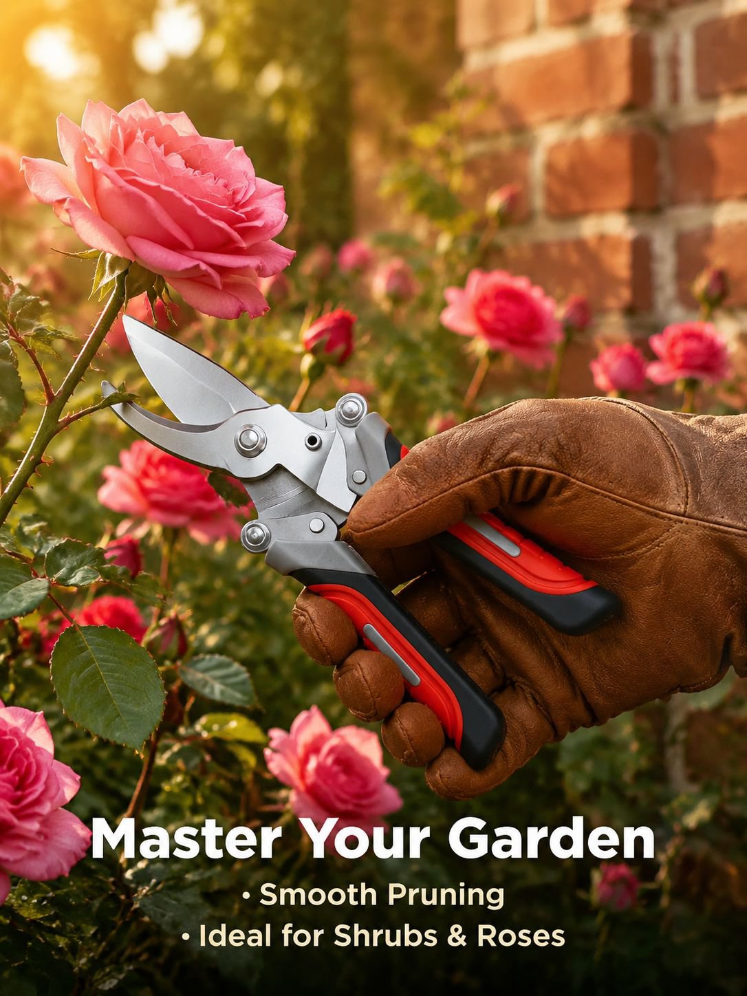 Outils de taille modernes et minimalistes pour arbres et arbustes