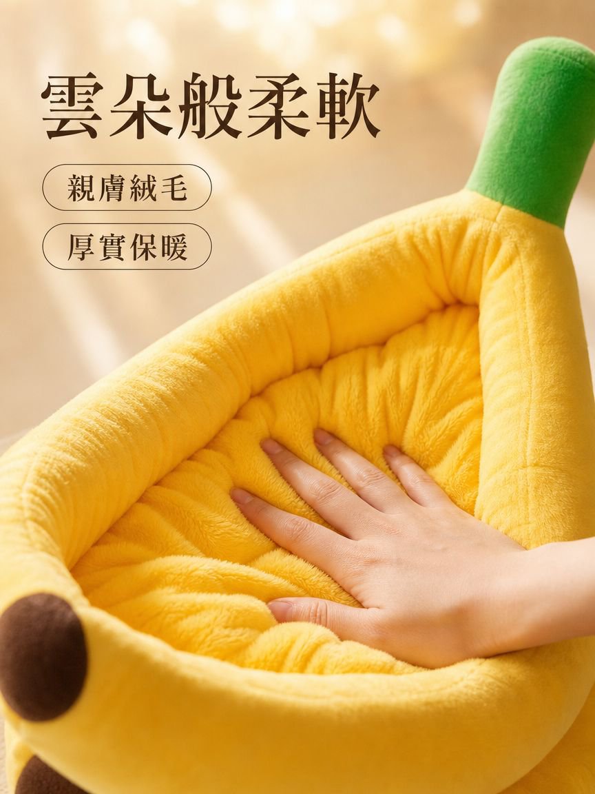 狗狗寵物香蕉墊