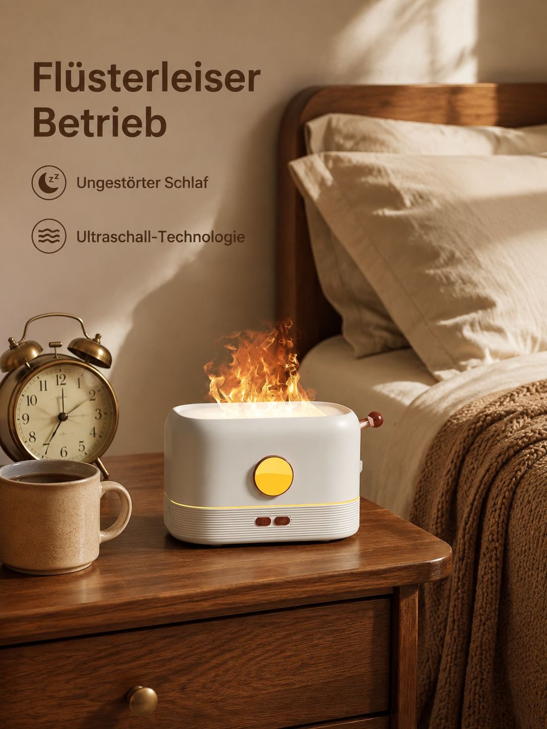 Simulierter Flammen-Aromadiffusor Luftbefeuchter