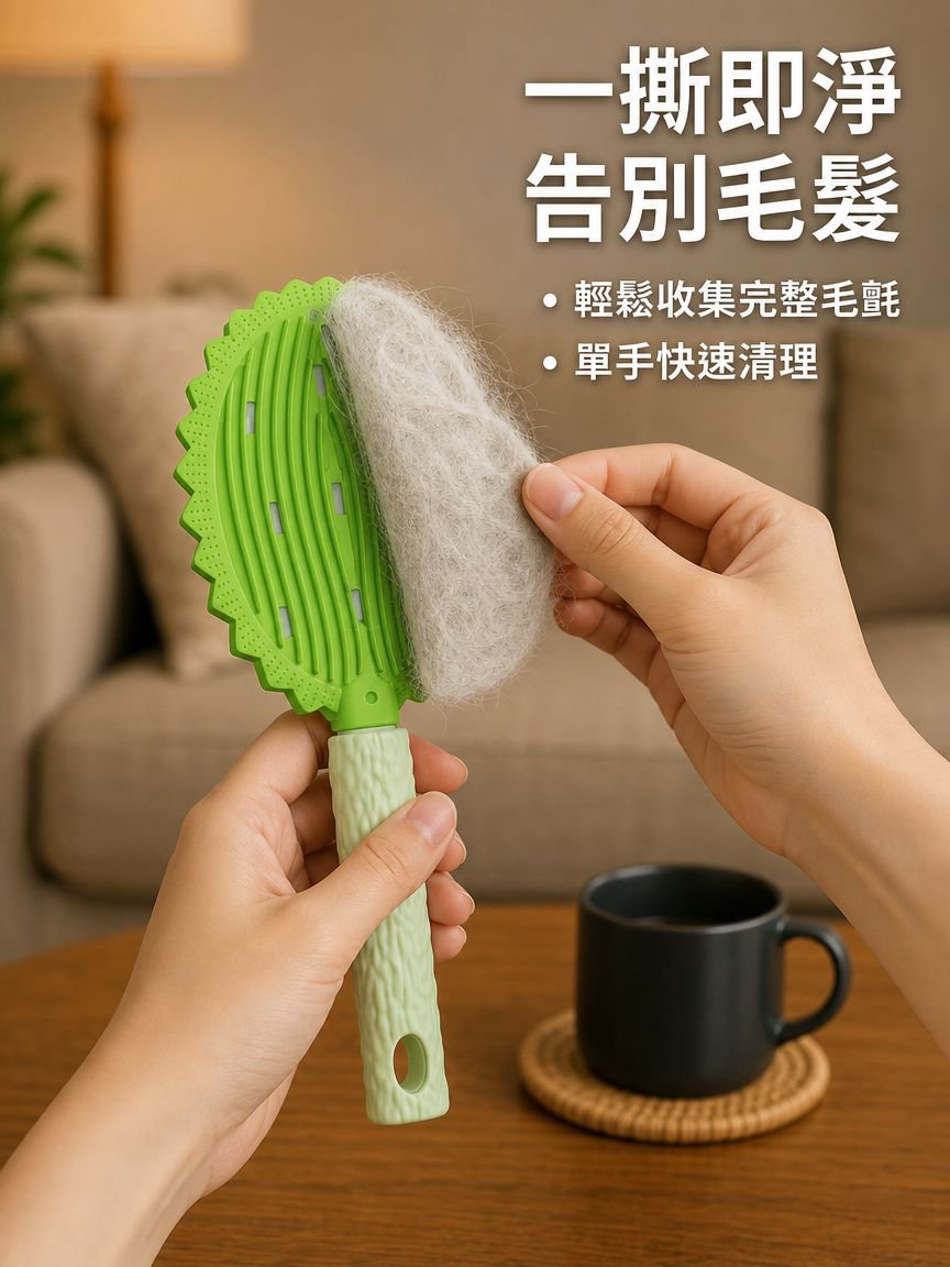 榴槤外觀寵物梳理脫毛刷