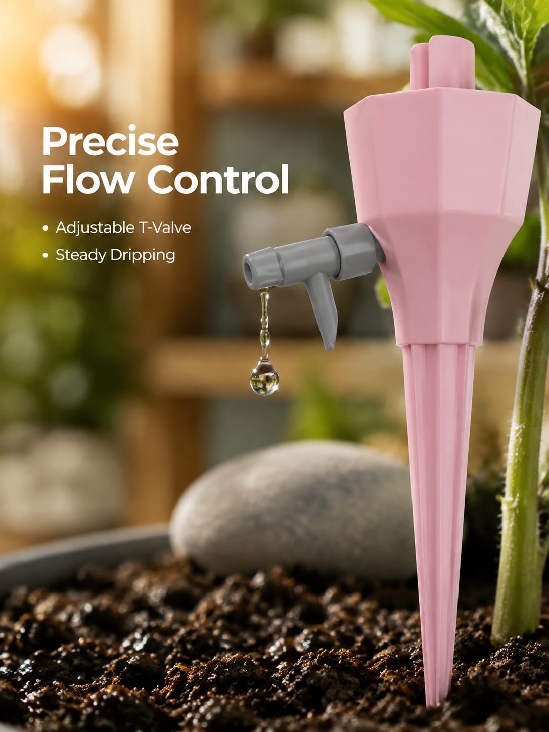 Automatic drip irrigation watering device