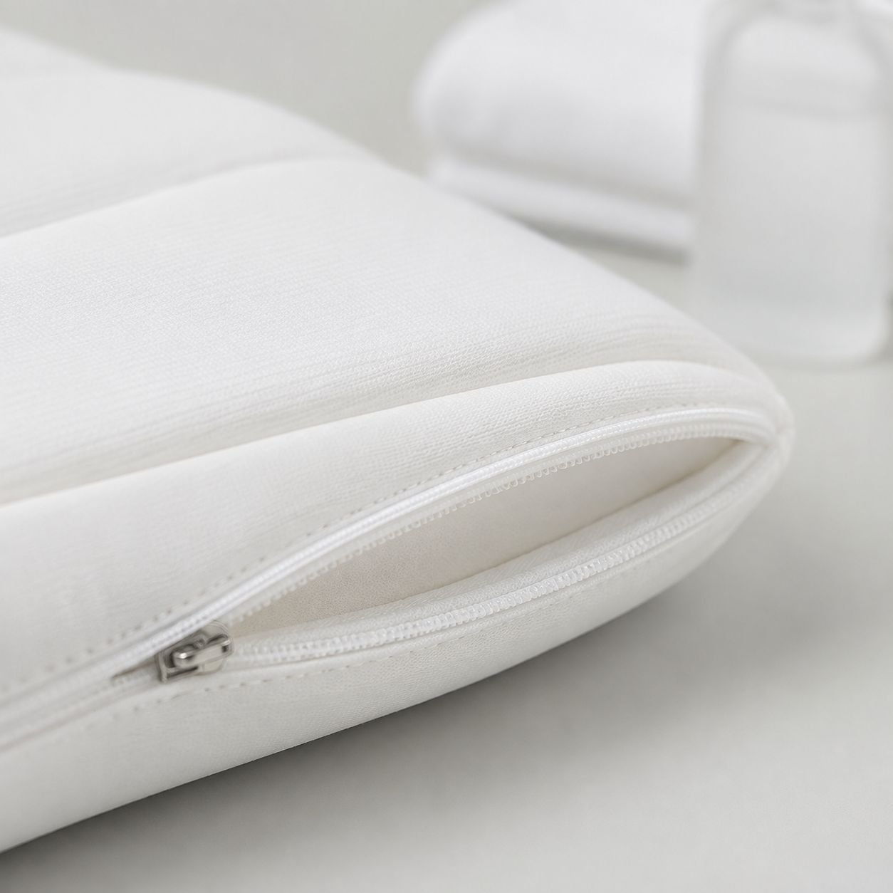 Side View of Hotel Memory Foam Pillow for Neck Support