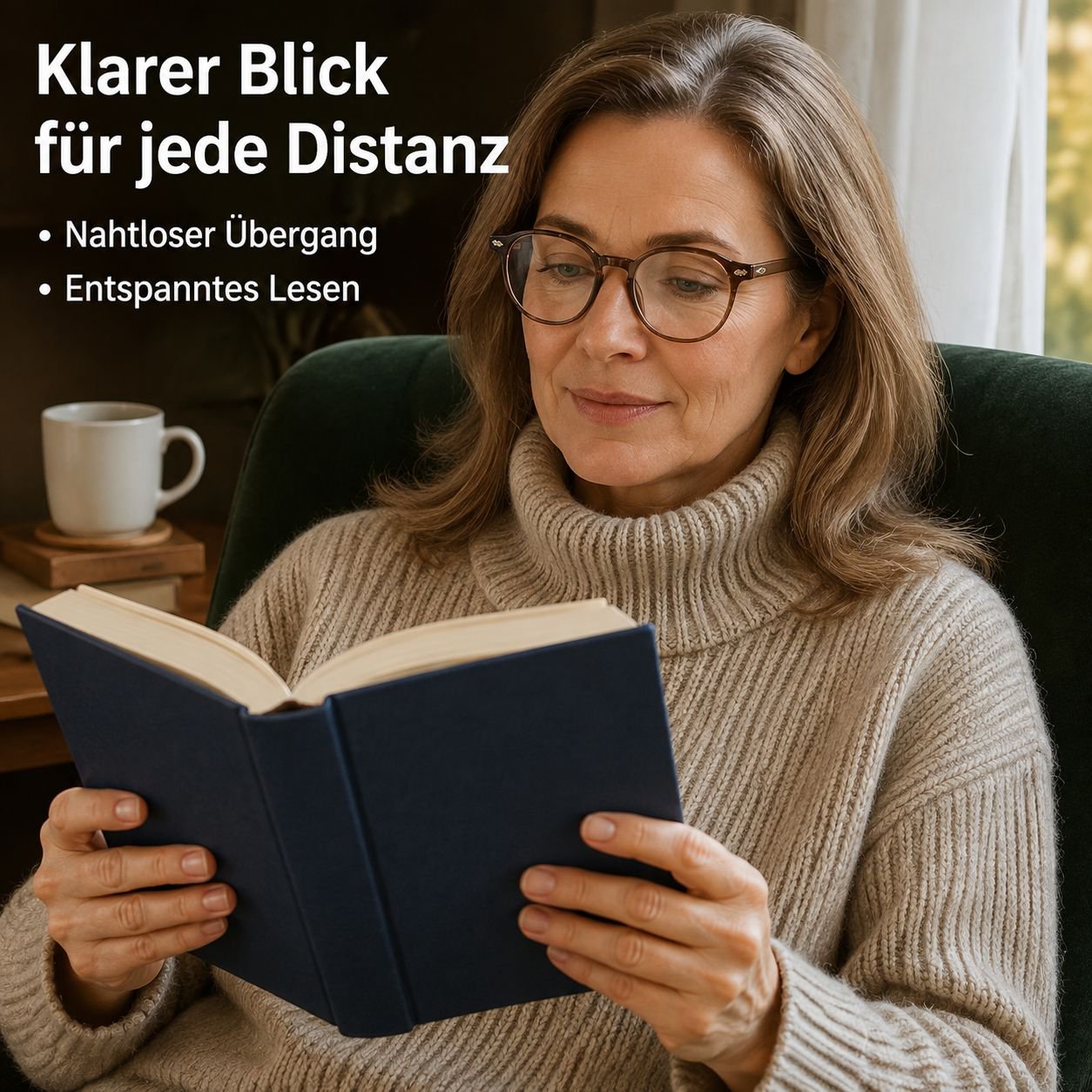 Photochrome Lesebrille für Nah- und Fernsicht