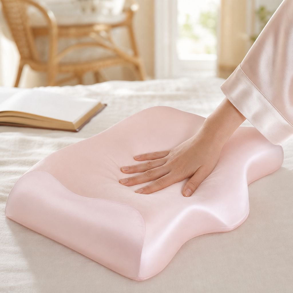 Oreiller zéro pression pour le cou, oreiller de beauté en mousse à mémoire de forme