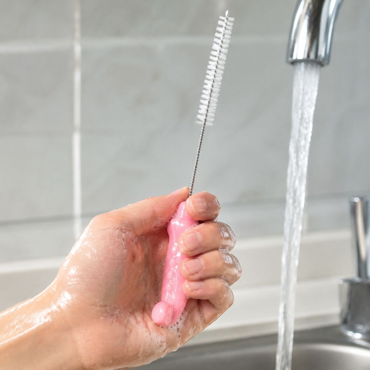 Crocodile-Shaped Straw Cleaning Brush