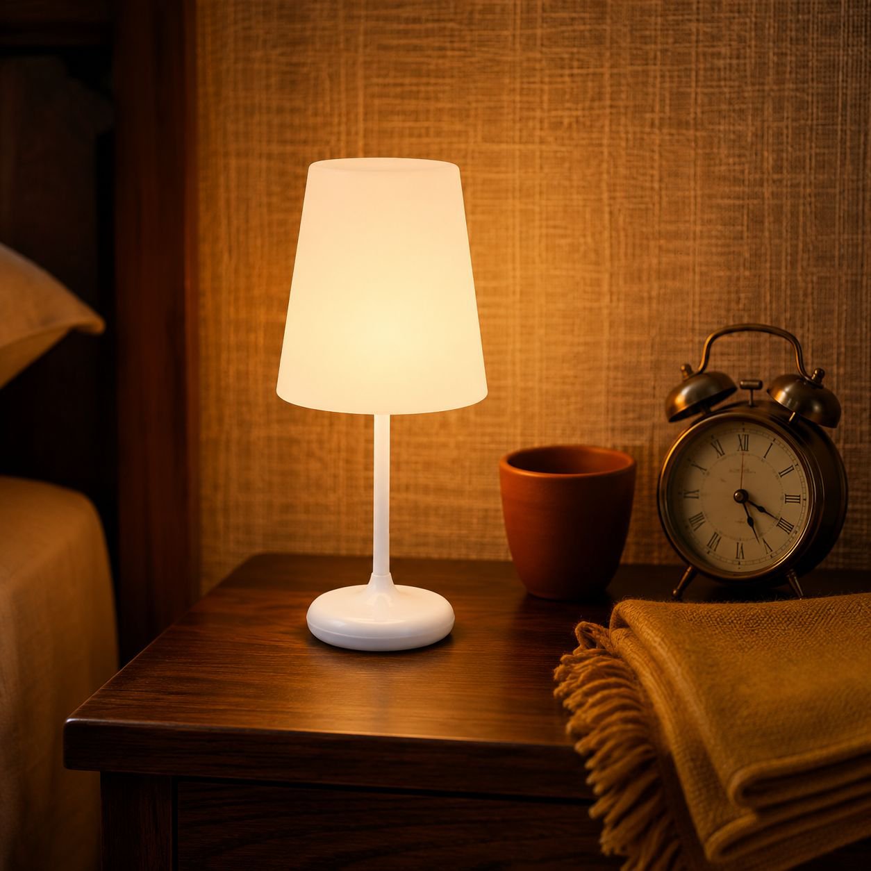 Luz nocturna con sensor táctil