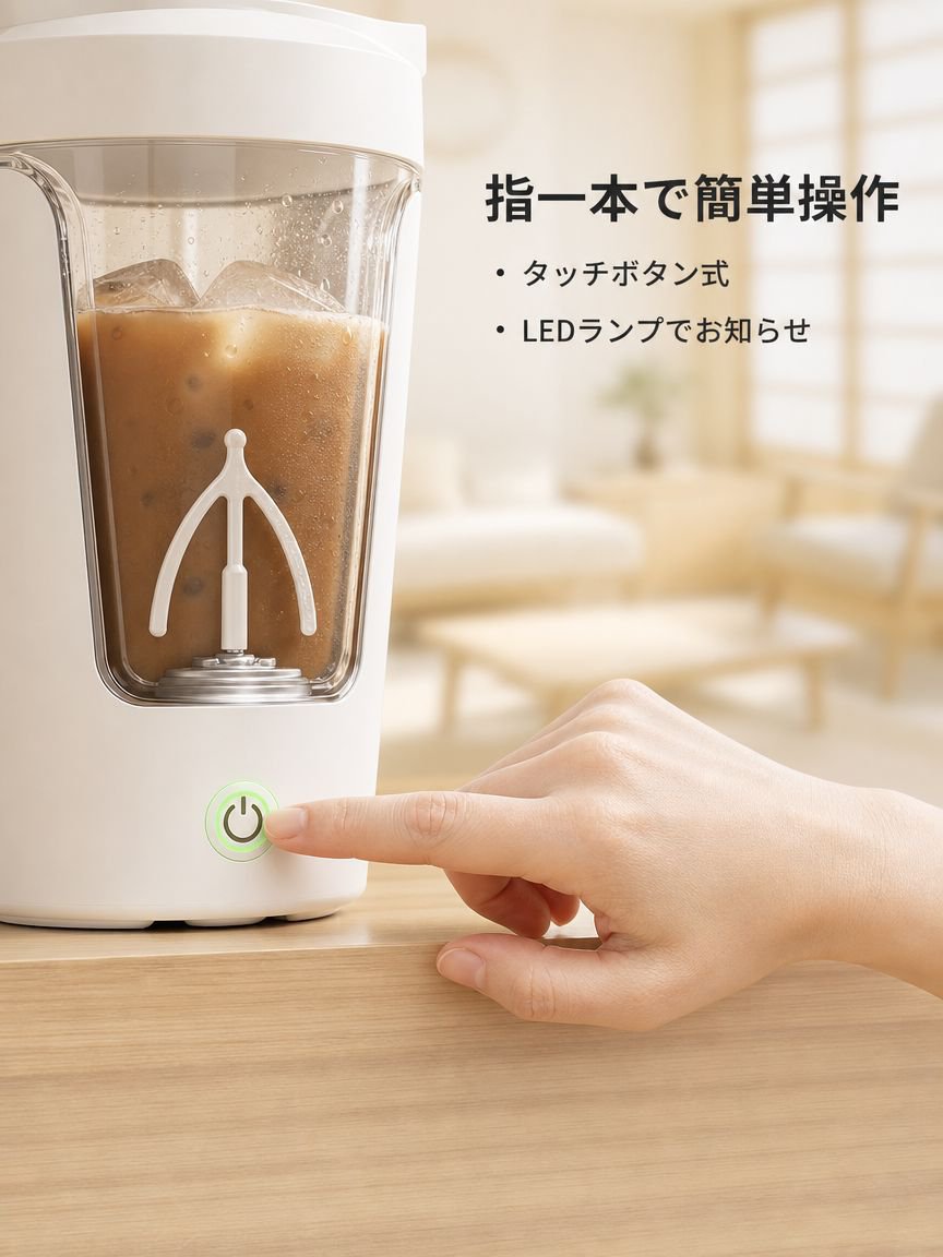自動ミキシングカップ