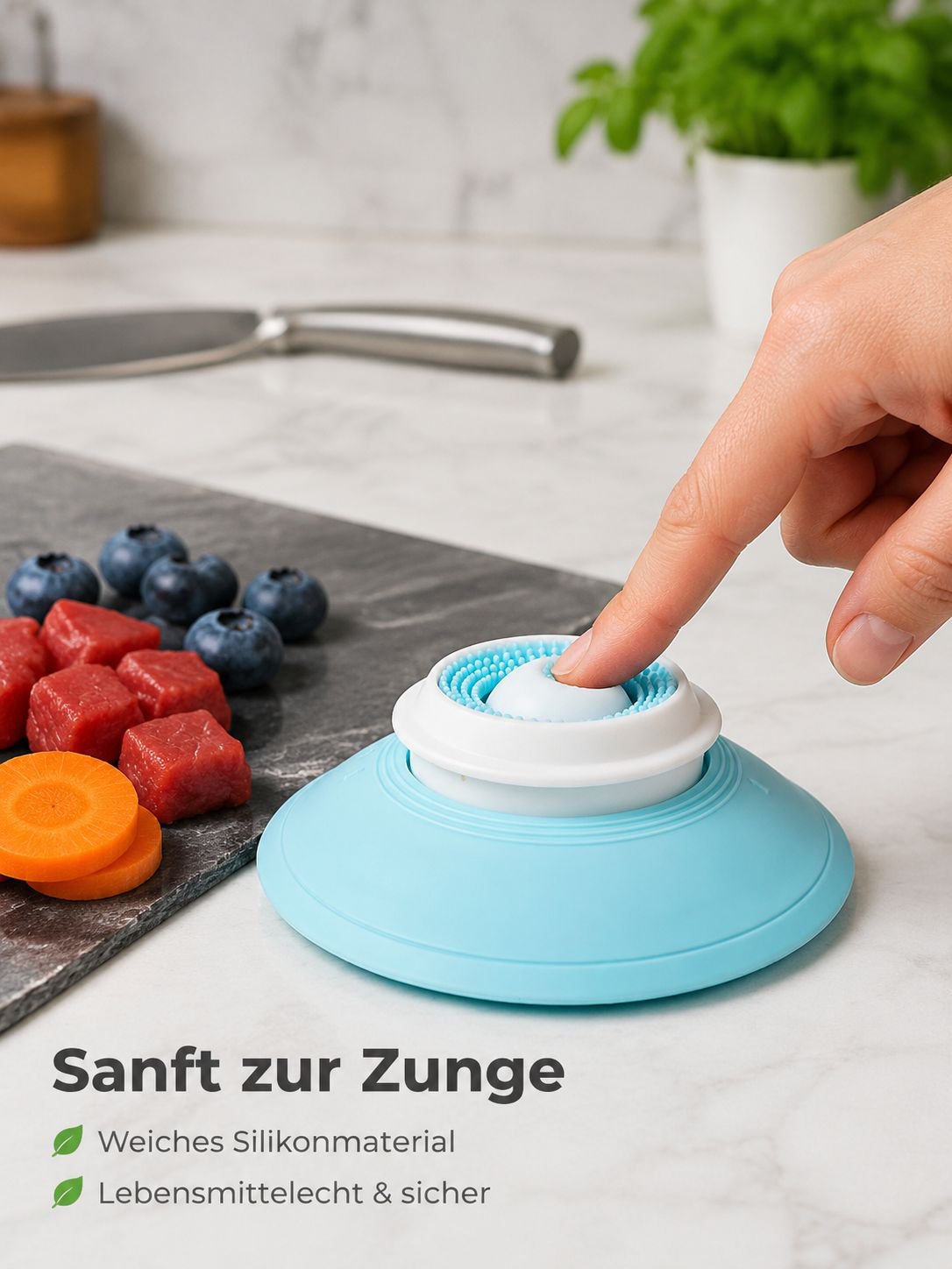 Haustier Anti-Rutsch Slow-Feeder Leckplatte