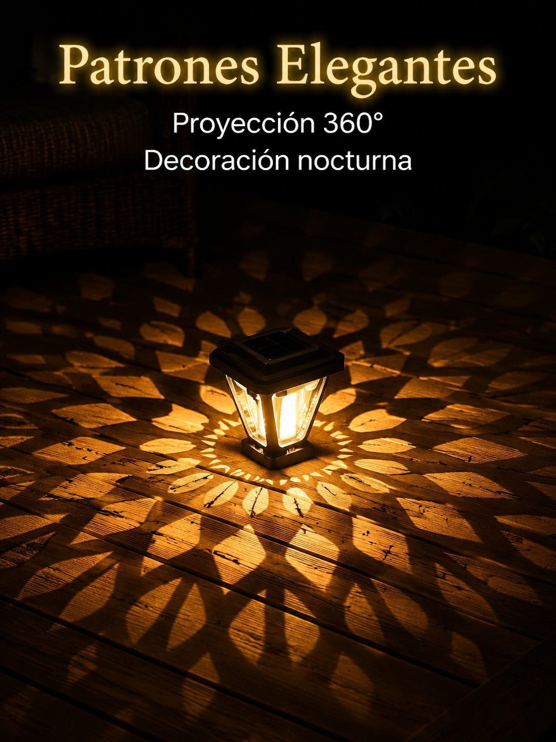 Lámparas solares para exteriores de jardín