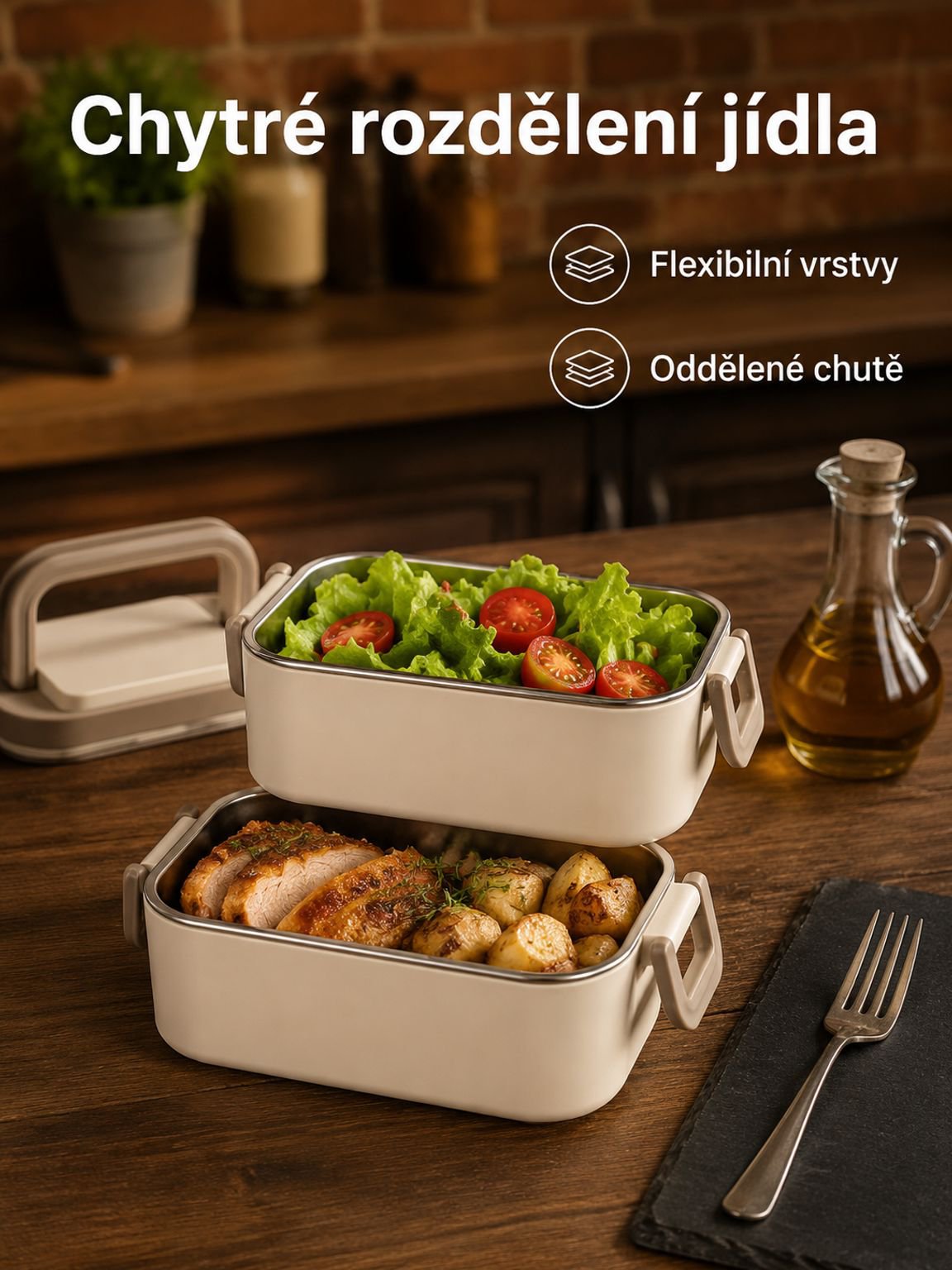 Obědový box z nerezové oceli