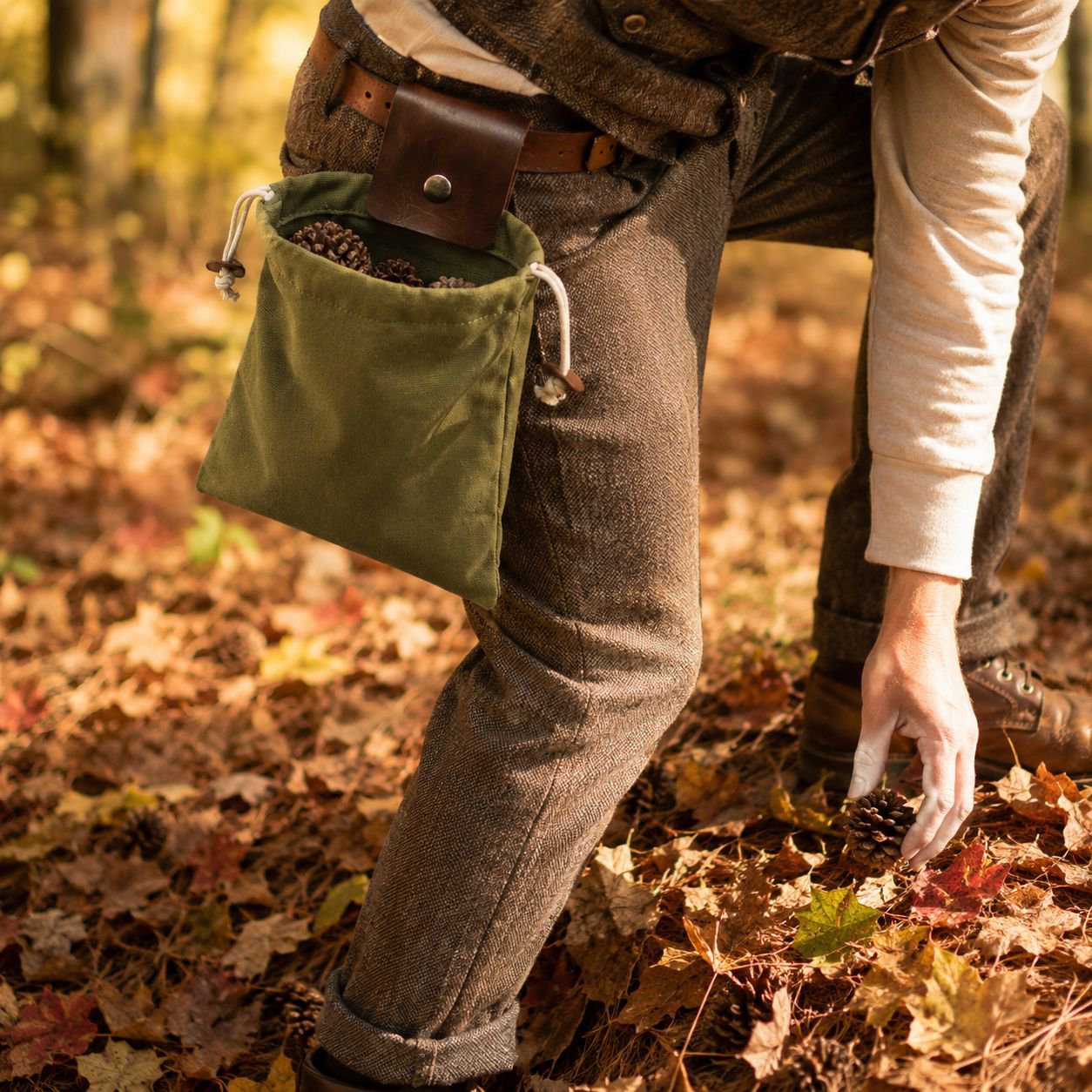 Sac à bandoulière pour transporter les fruits