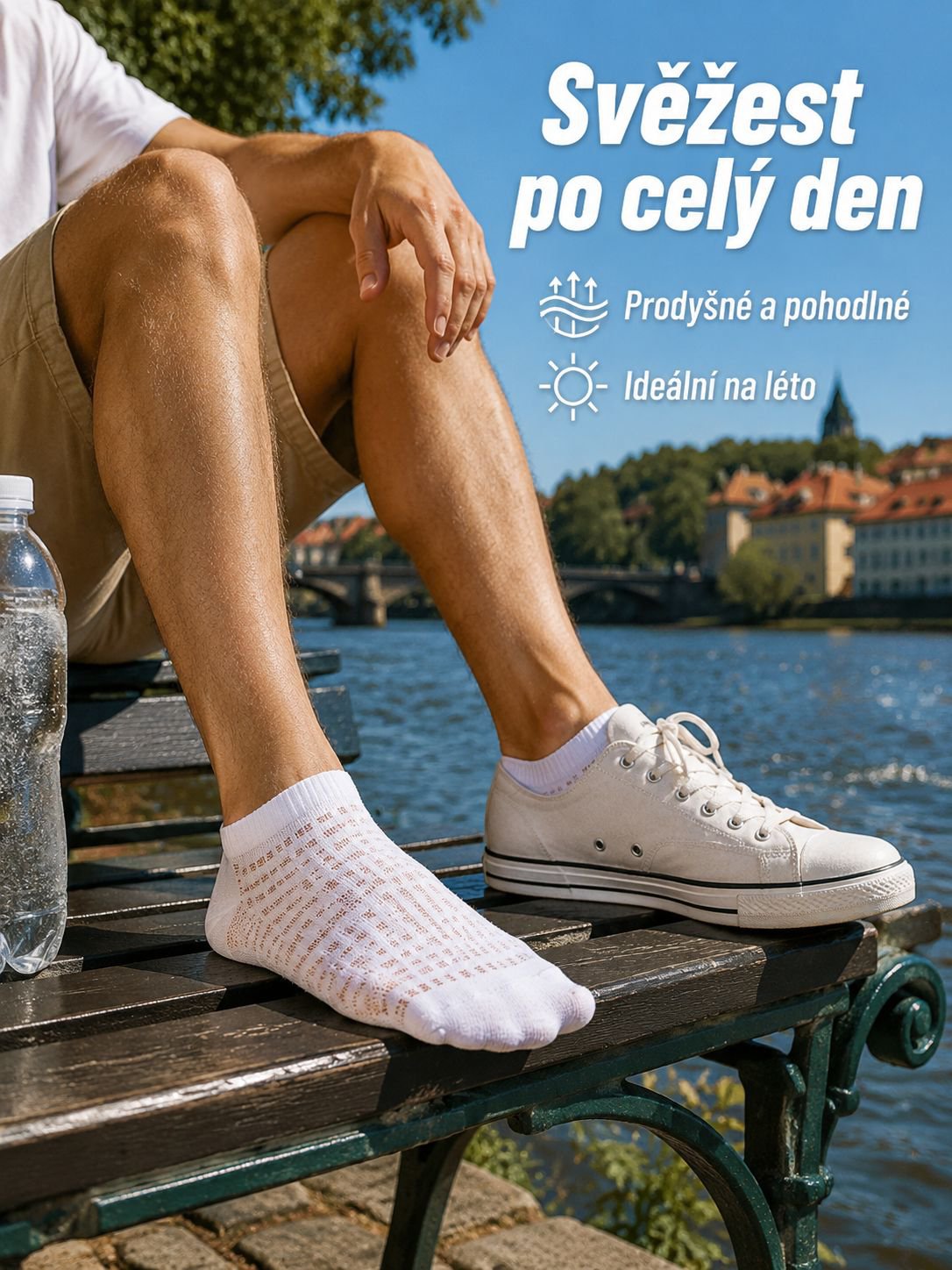 Pánské letní tenké síťované ponožky