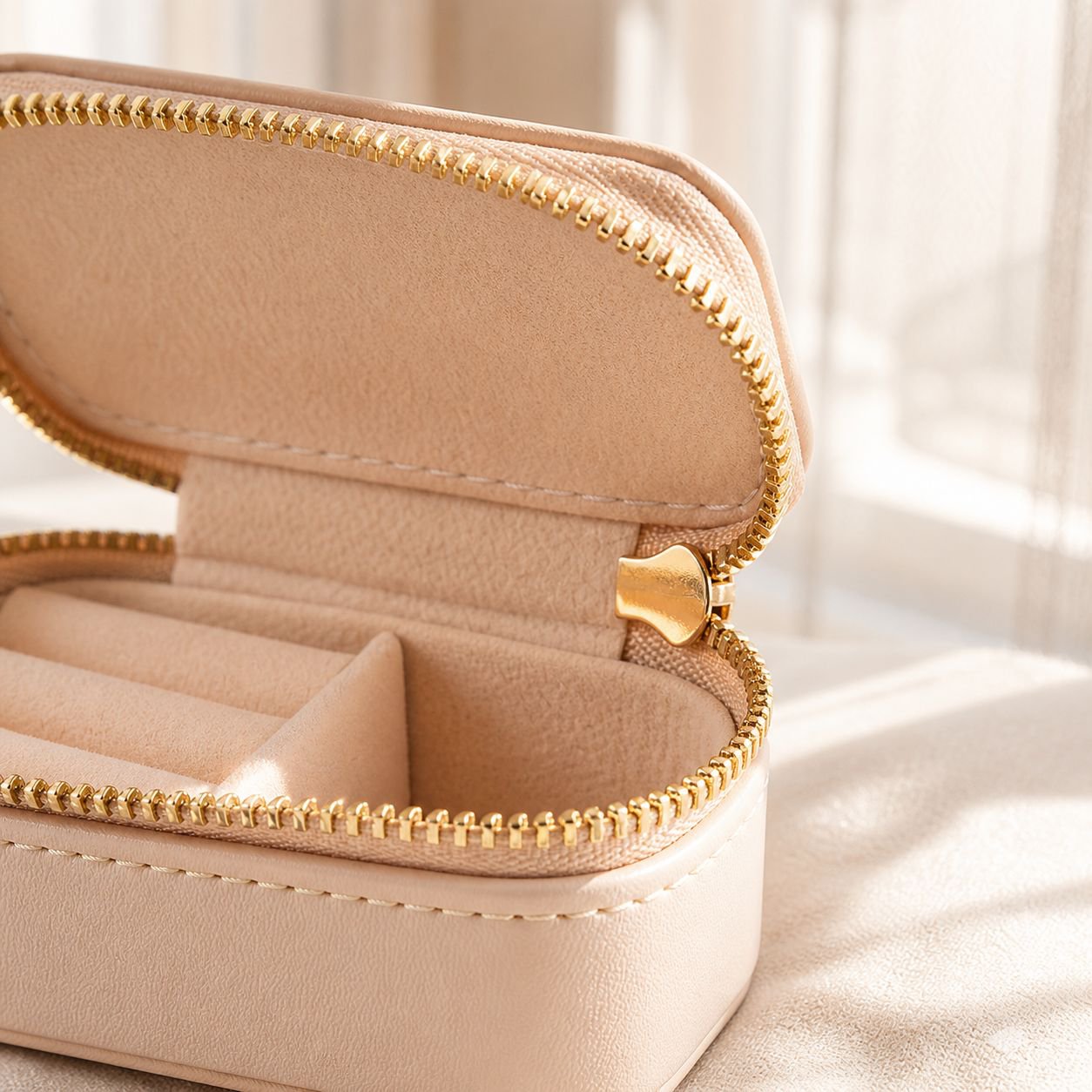 Luxury design compact jewelry storage case