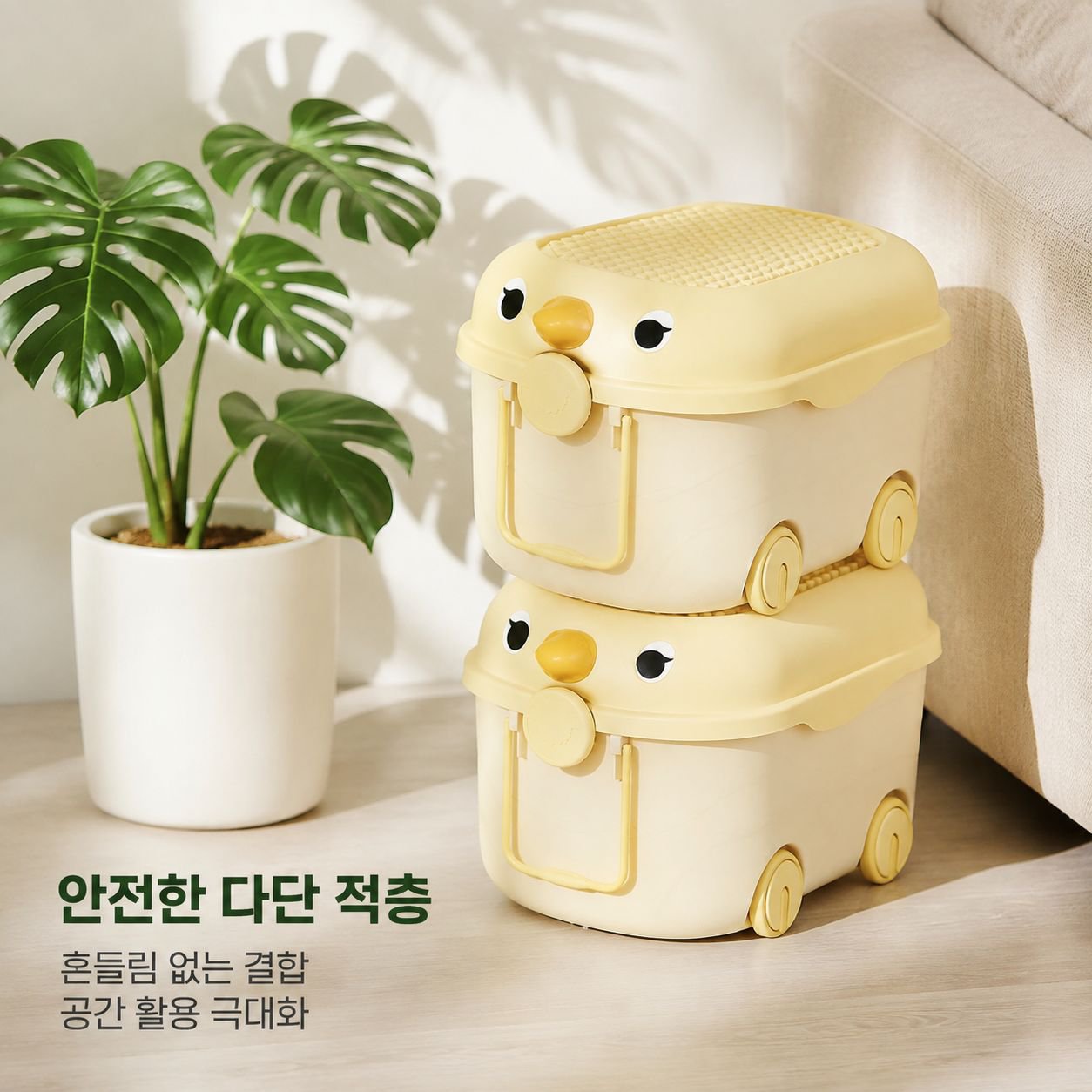 대용량 플라스틱 장난감 수납함 가정용 정리함