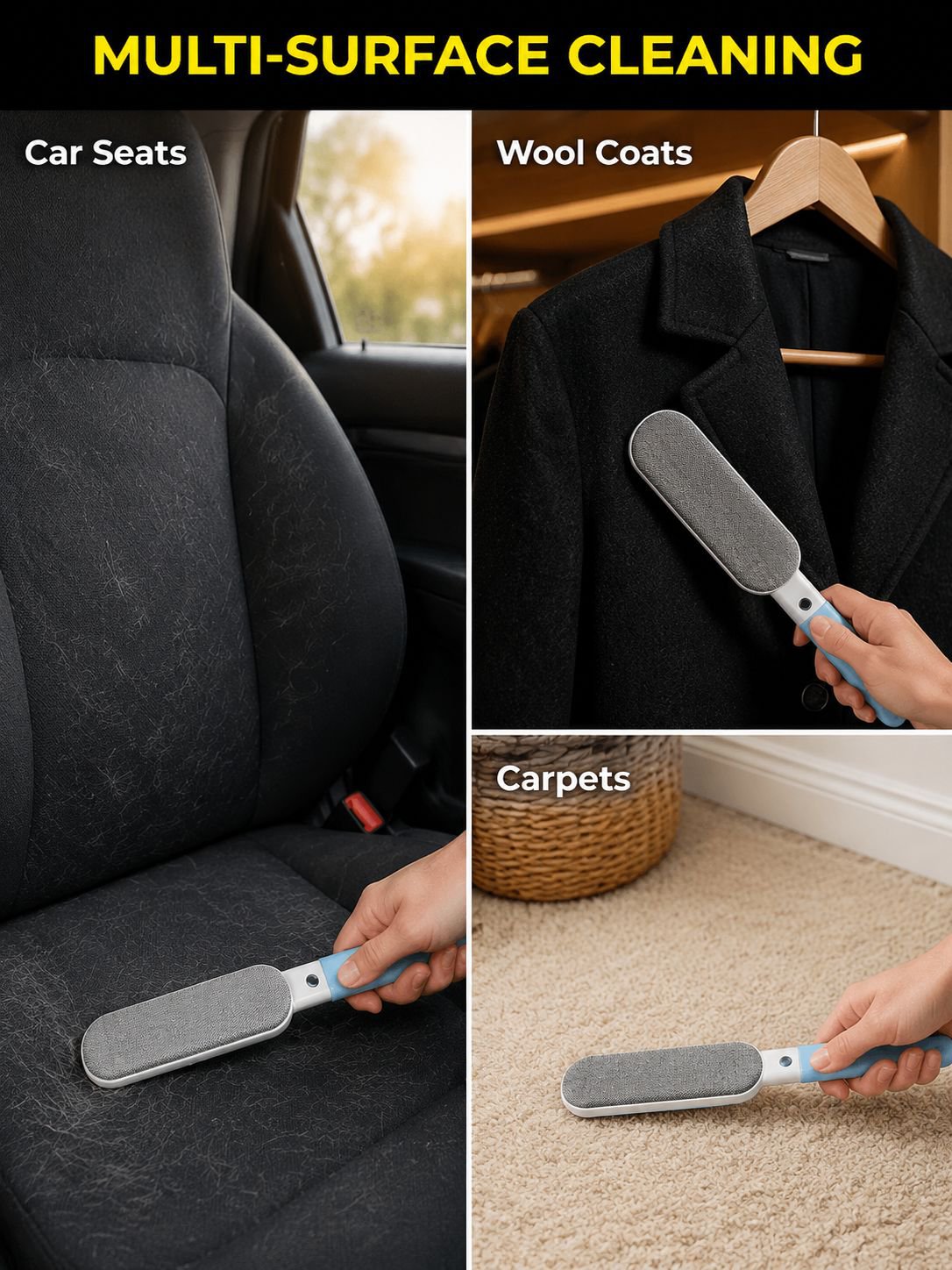 Double sided electrostatic brush
