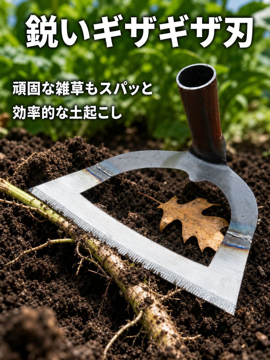 中空除草鍬、厚肉鋼製鋸刃鍬、除草ツール、農業用長柄鍬、大型全鋼鍬。
