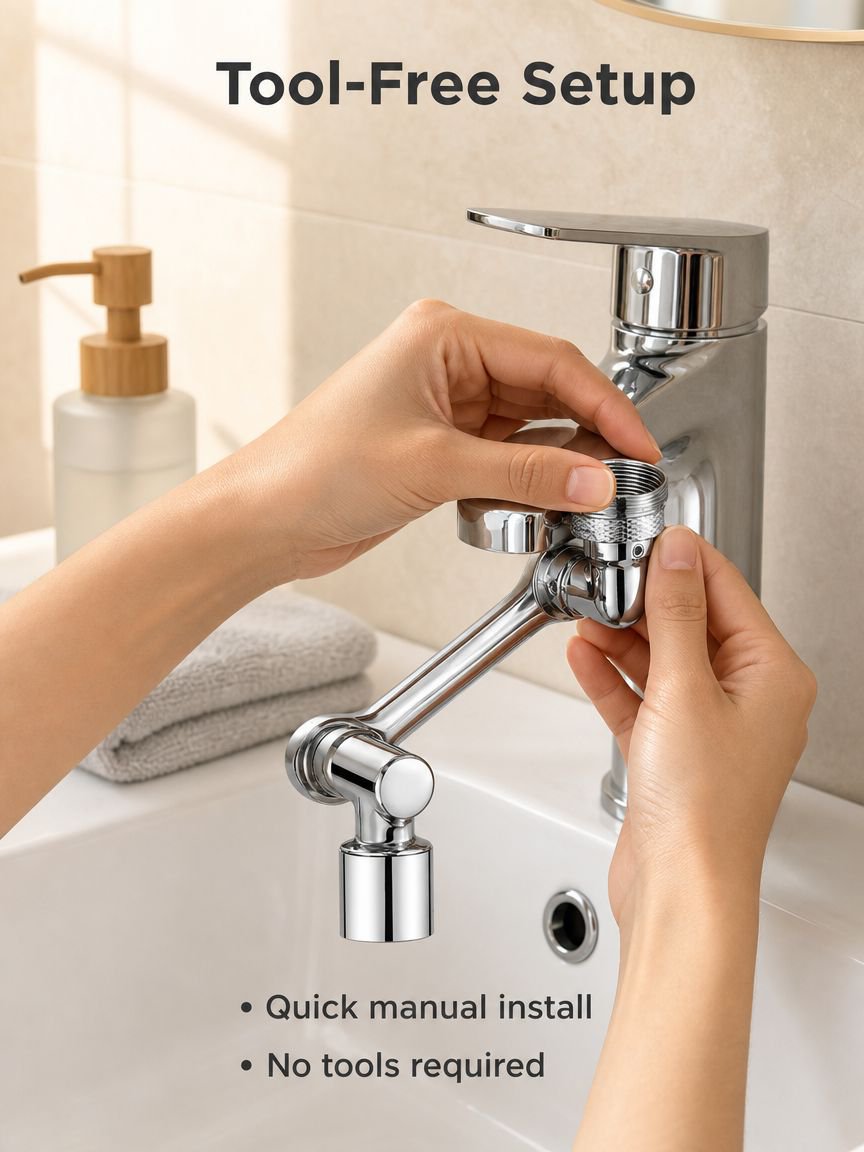 Smart Anti-Splash Robotic Arm Tap