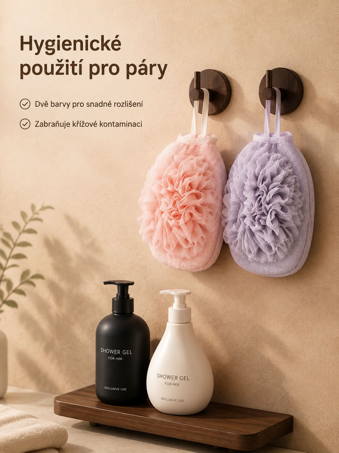 Praktická houba s žínkou na různé povrchy