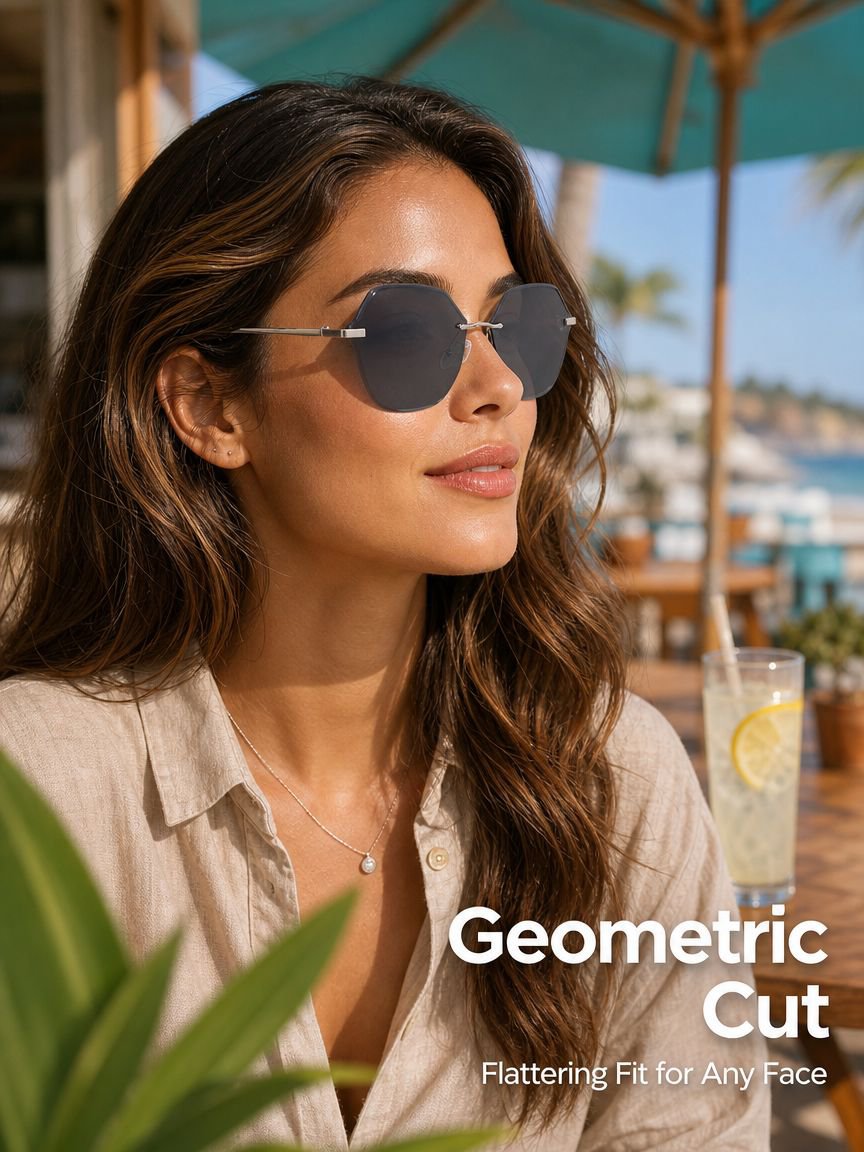 【Photochromic】 Frameless Sunglasses - Incorrect Specification