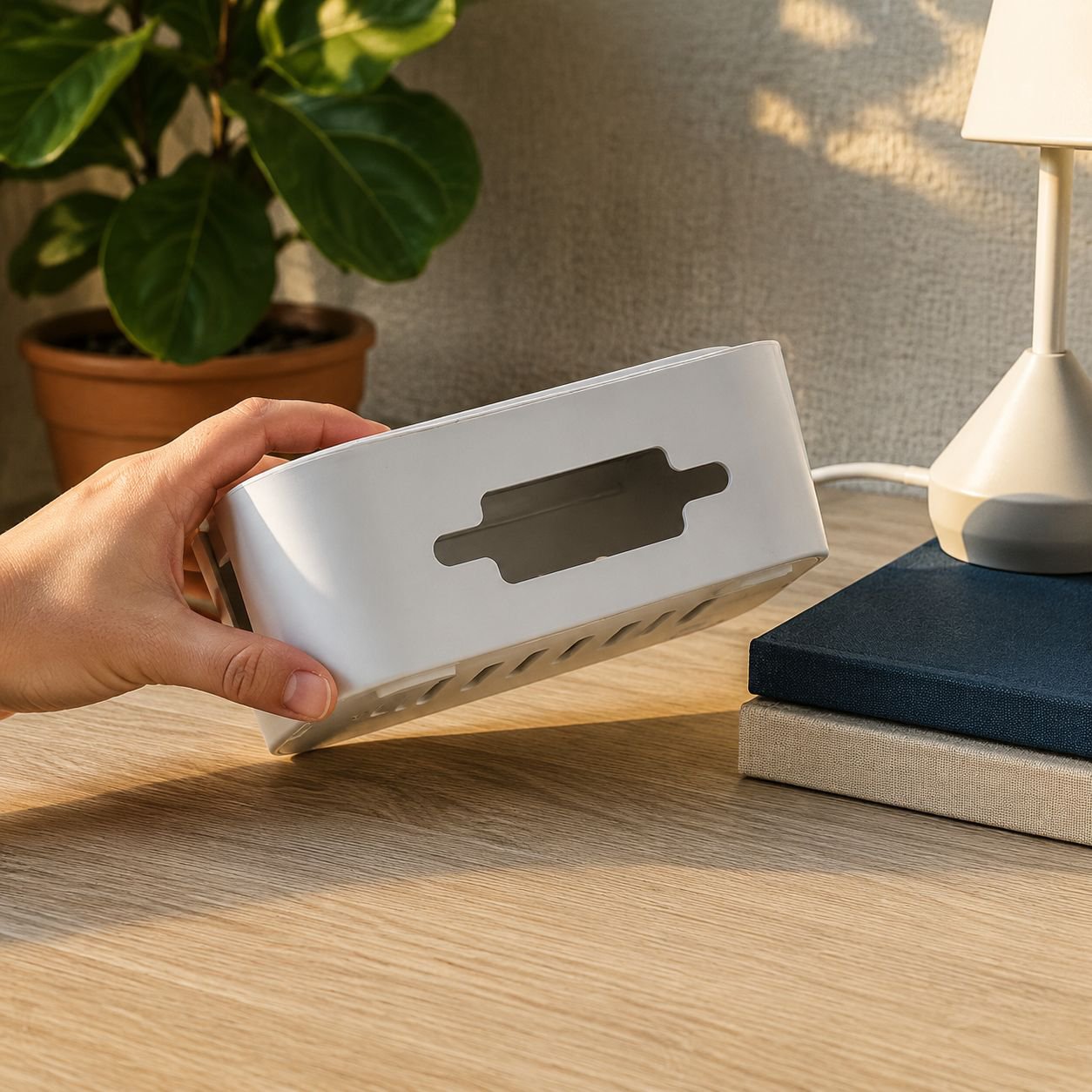 Durable ABS material cable management box