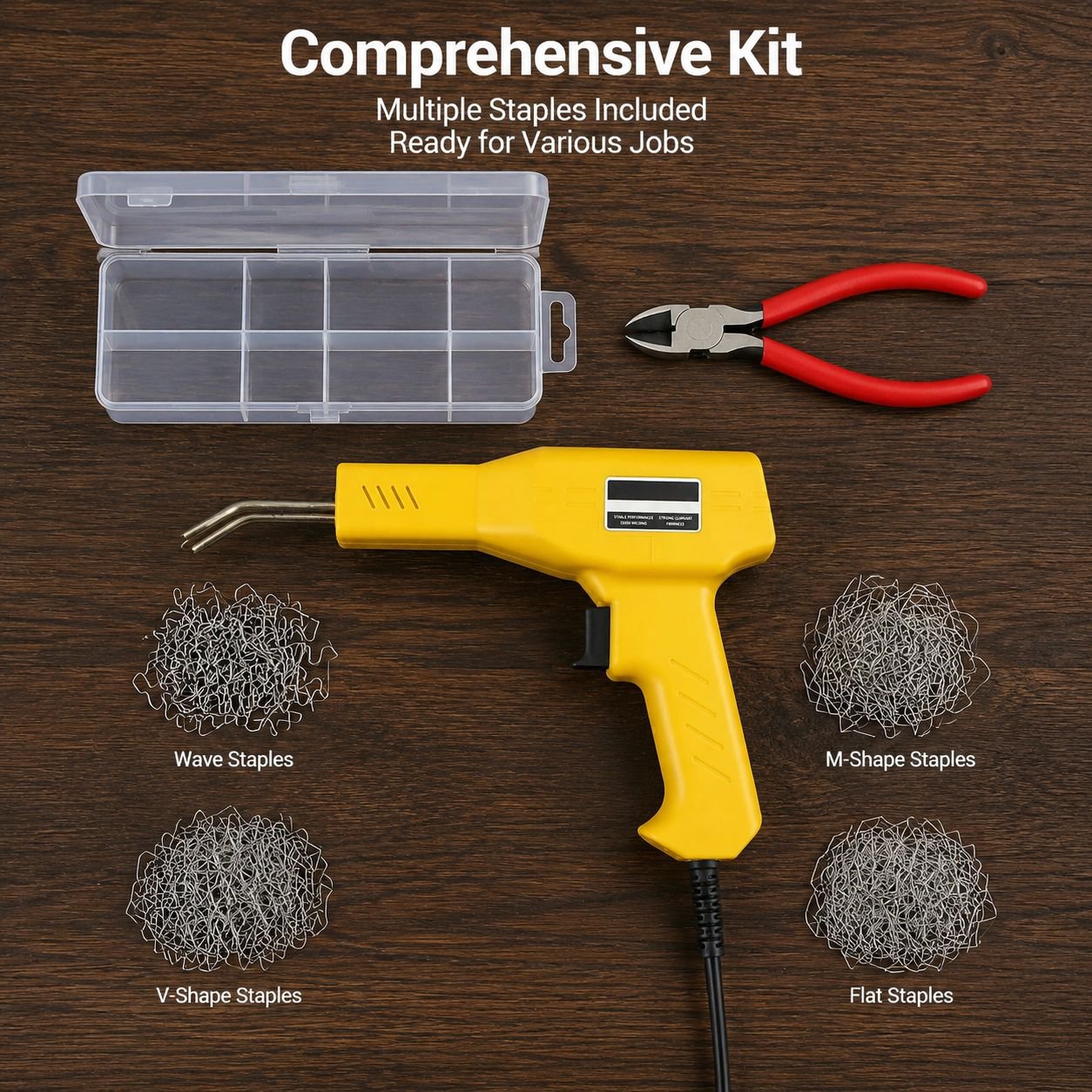 Plastic Welder Soldering Gun, for Bumper/Kayak/Plastic Product Repair