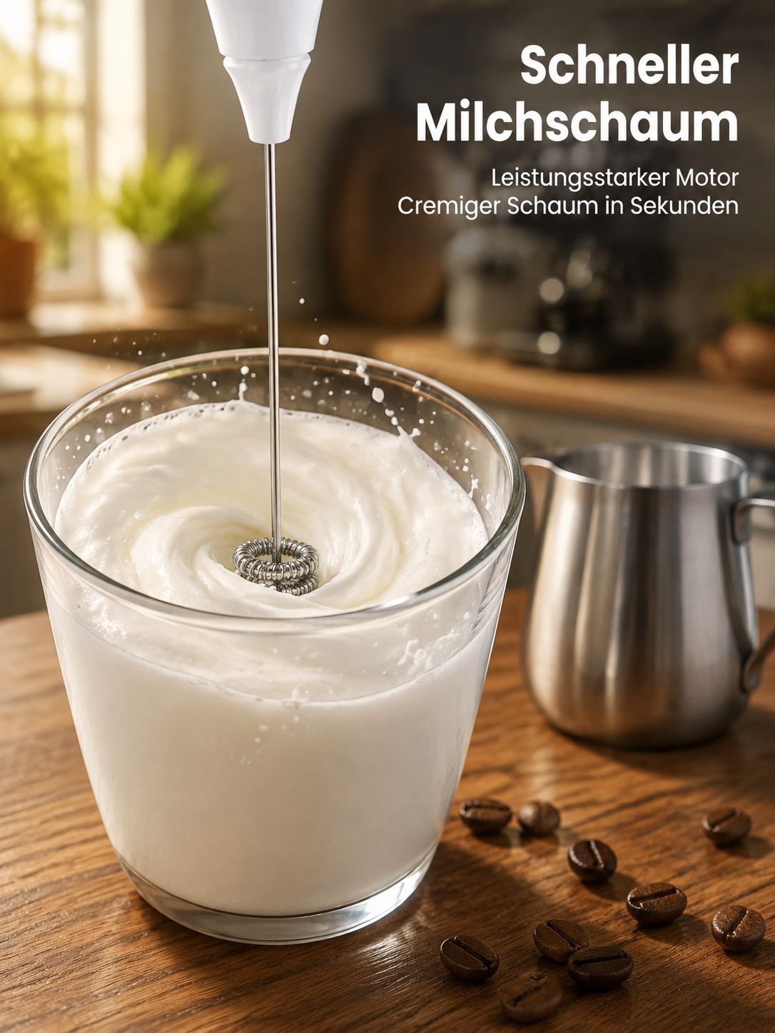 Wiederaufladbarer kabelloser Schneebesen