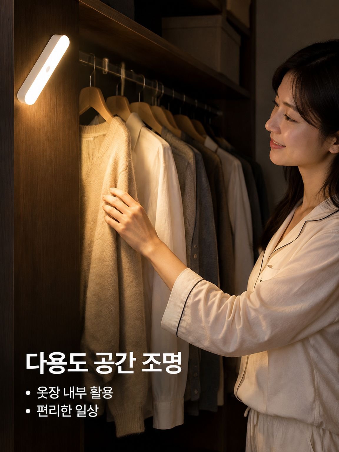스마트 감지 충전식 가정용 야간 조명등