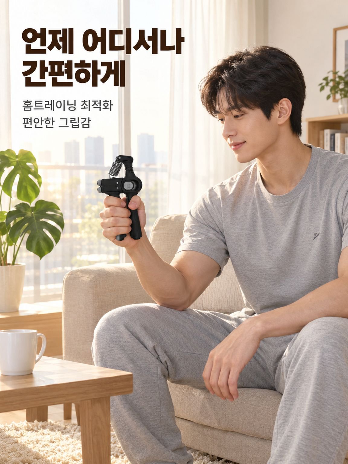 전자식 계수 조절 가능한 악력