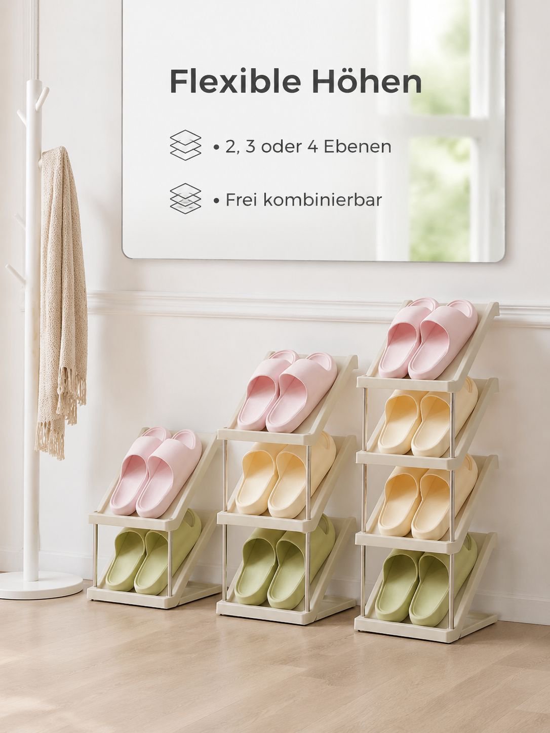 Mehrschichtiger Schuhschrank