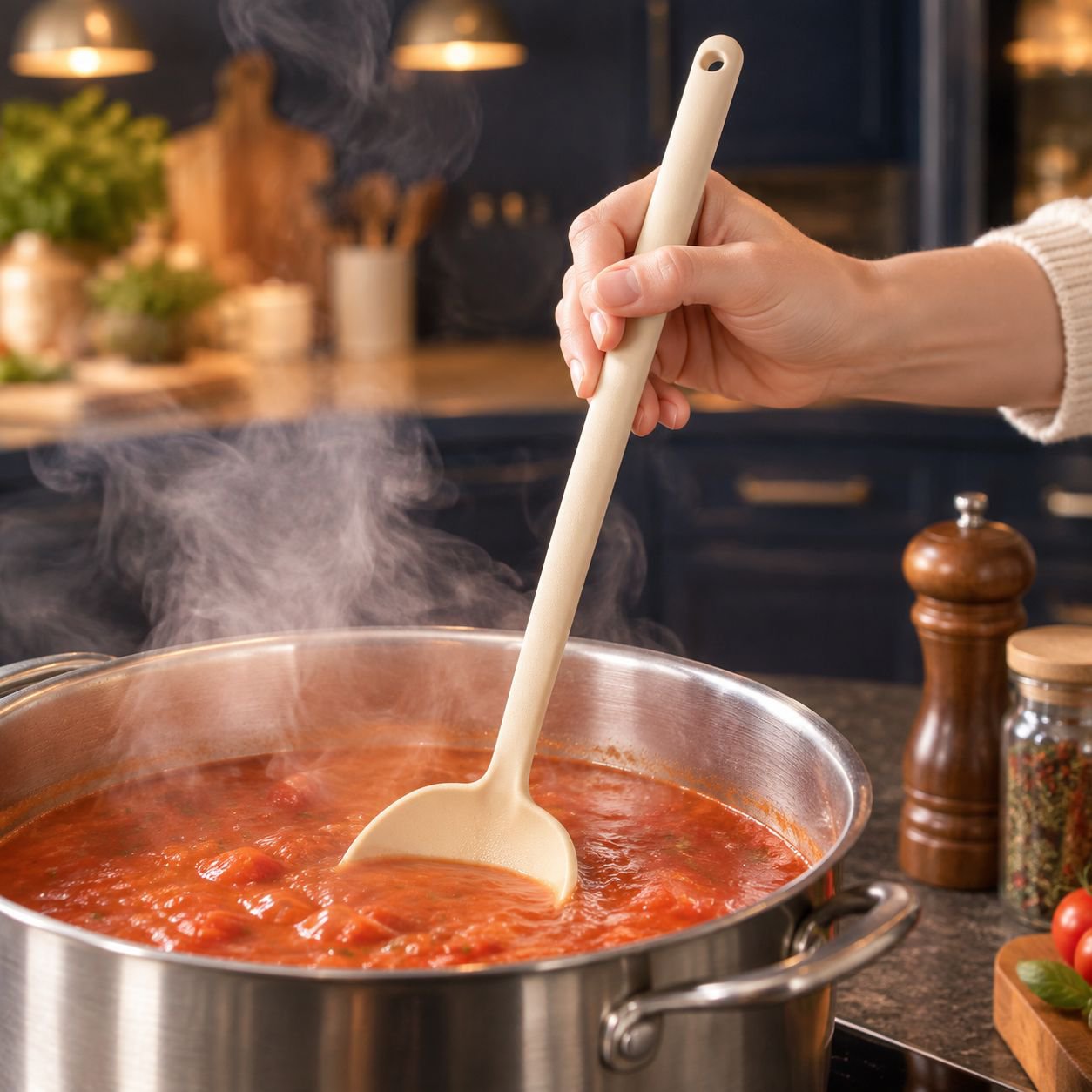 Heat-resistant Silicone Mushroom Cooking Spatula, Non-stick Pan Scraper, Kitchen Cooking Tool