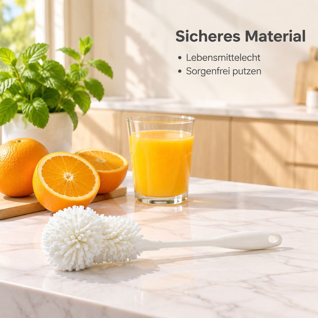 Langstielige Reinigungsbürste für Mixerbehälter