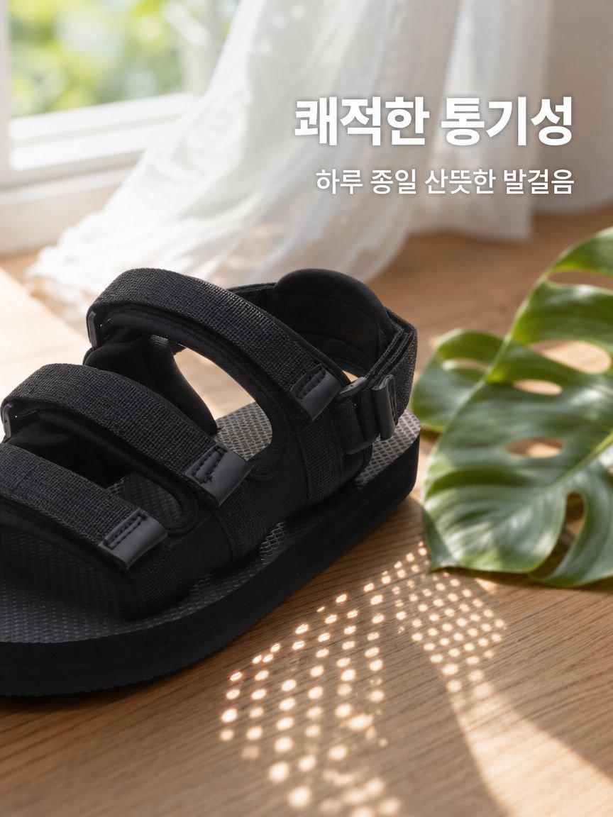 여름 남성 샌들 커플 패션 야외 슬리퍼