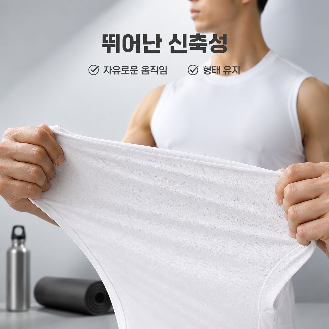 여름 남성 캐주얼 스포츠 퀵드라이 탱크탑 피트니스 휴양복