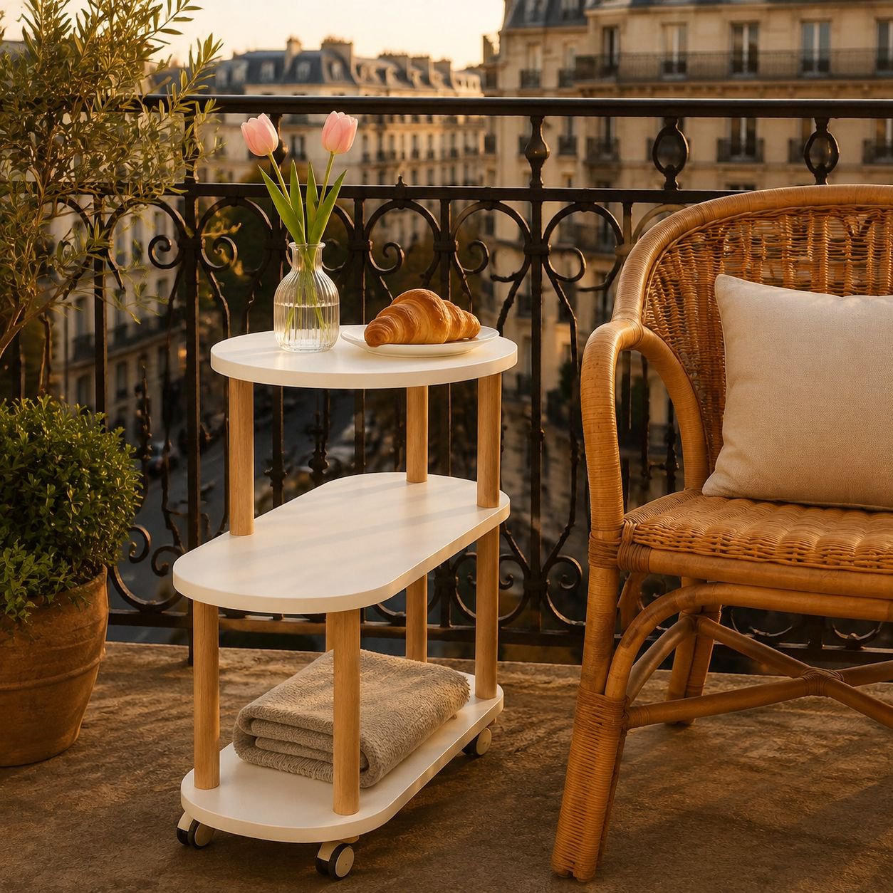 Table légère facile à déplacer