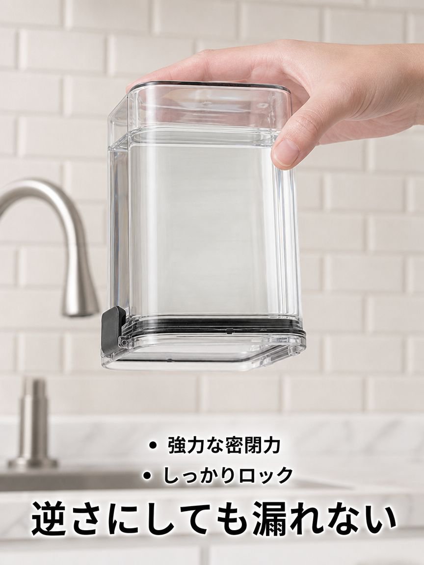 透明な保存容器