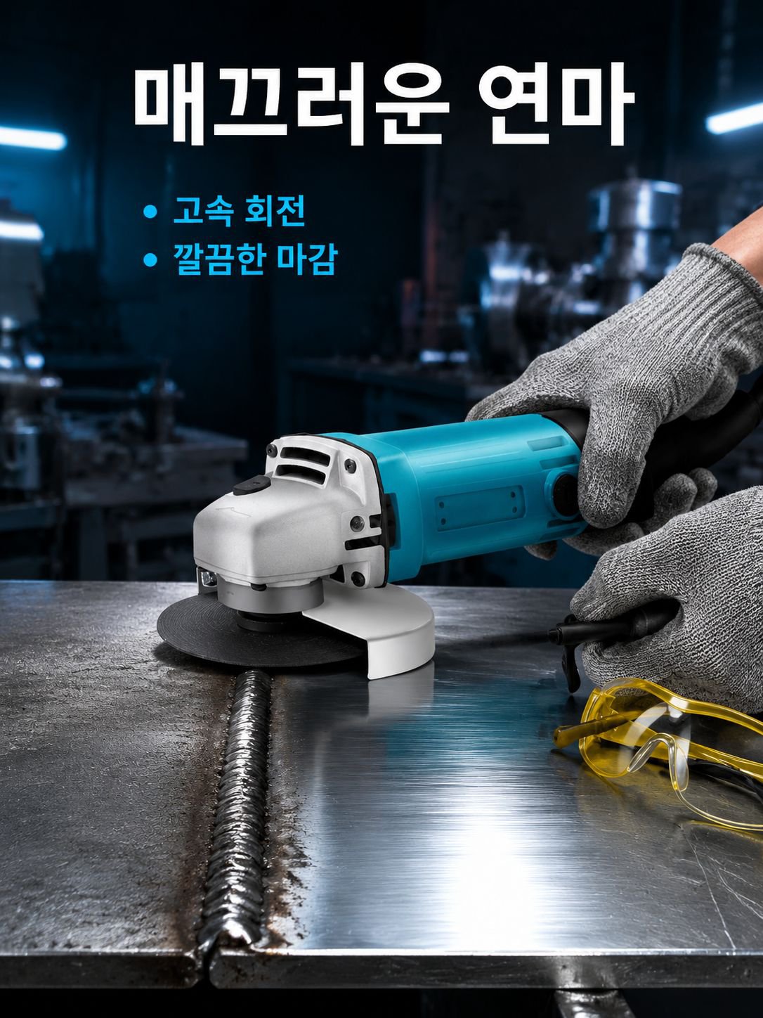 고출력 전동 앵글 그라인더