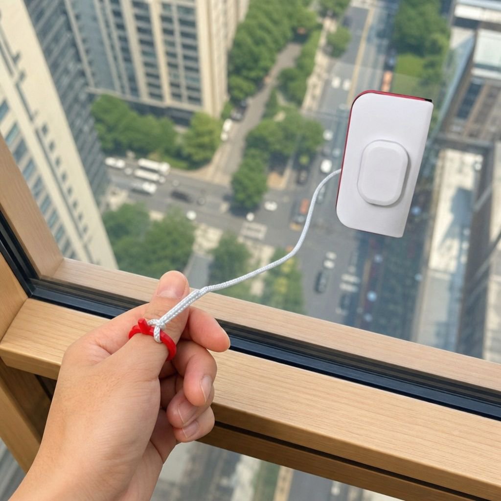 マグネット両面窓クリーナー 家庭用ガラスブラシ 高層窓専用