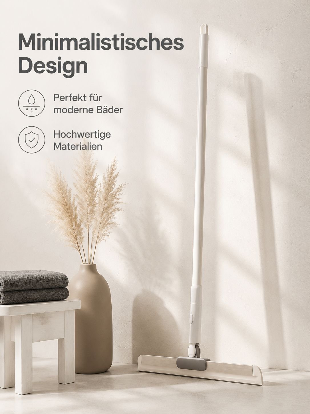 Multifunktionaler Silikon-Wischer für Bad und Toilette, perfektes Reinigungswerkzeug