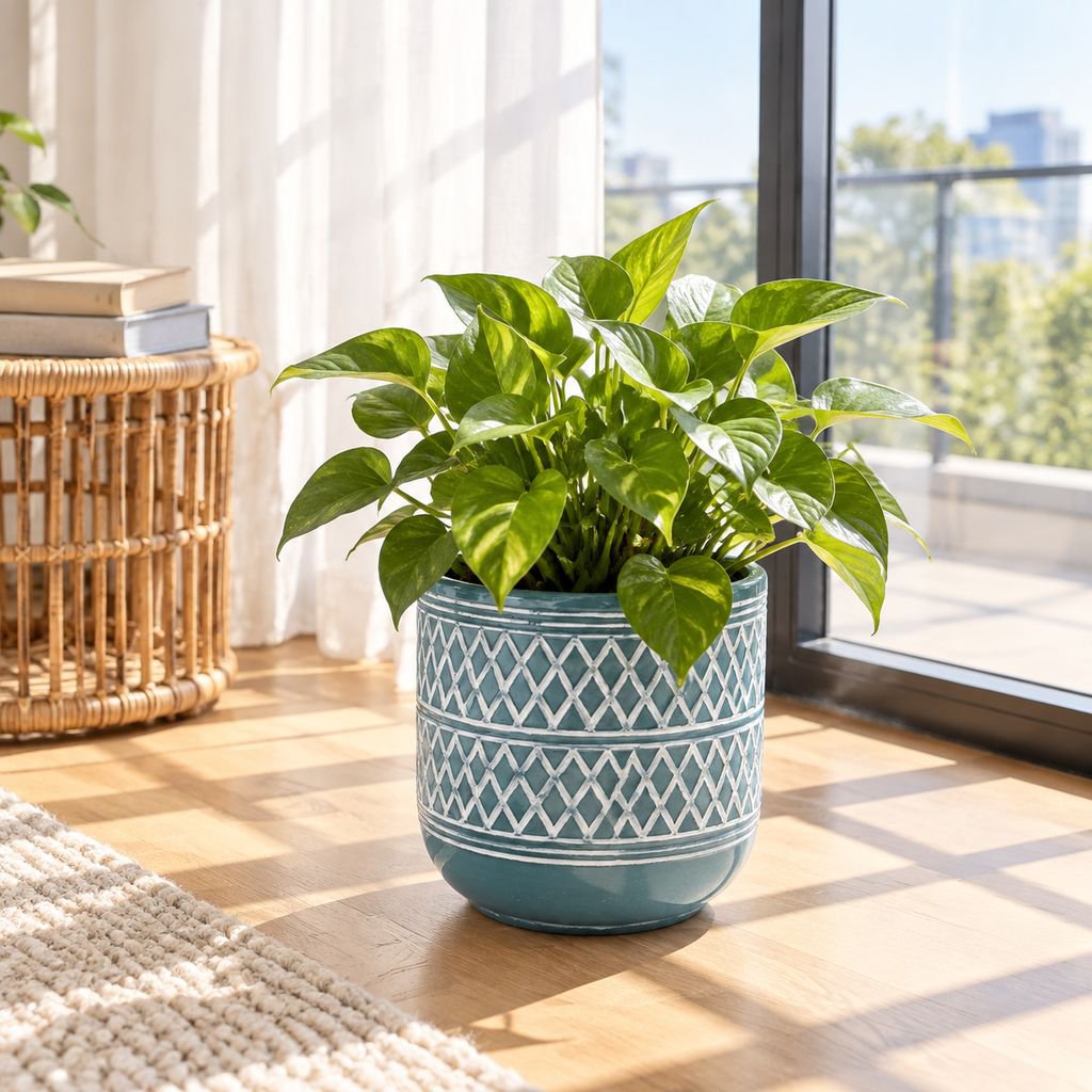 Indoor Balcony Creative Ceramic Green Plant Pot
