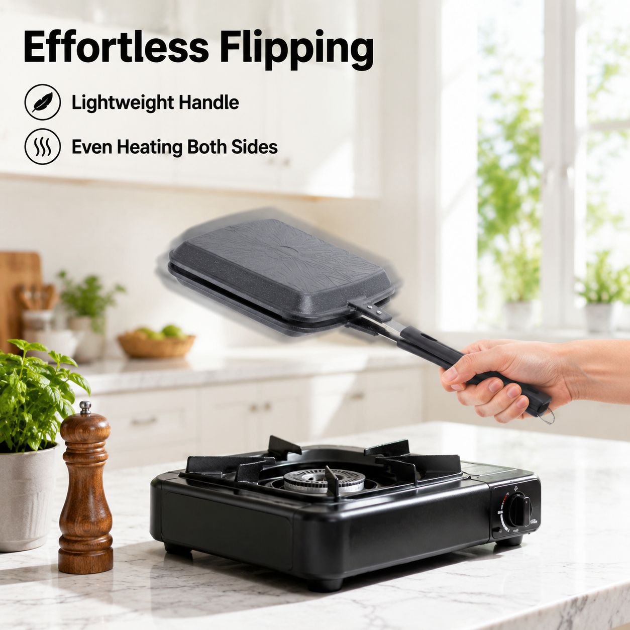 Multi-function Double-sided Sandwich Pan