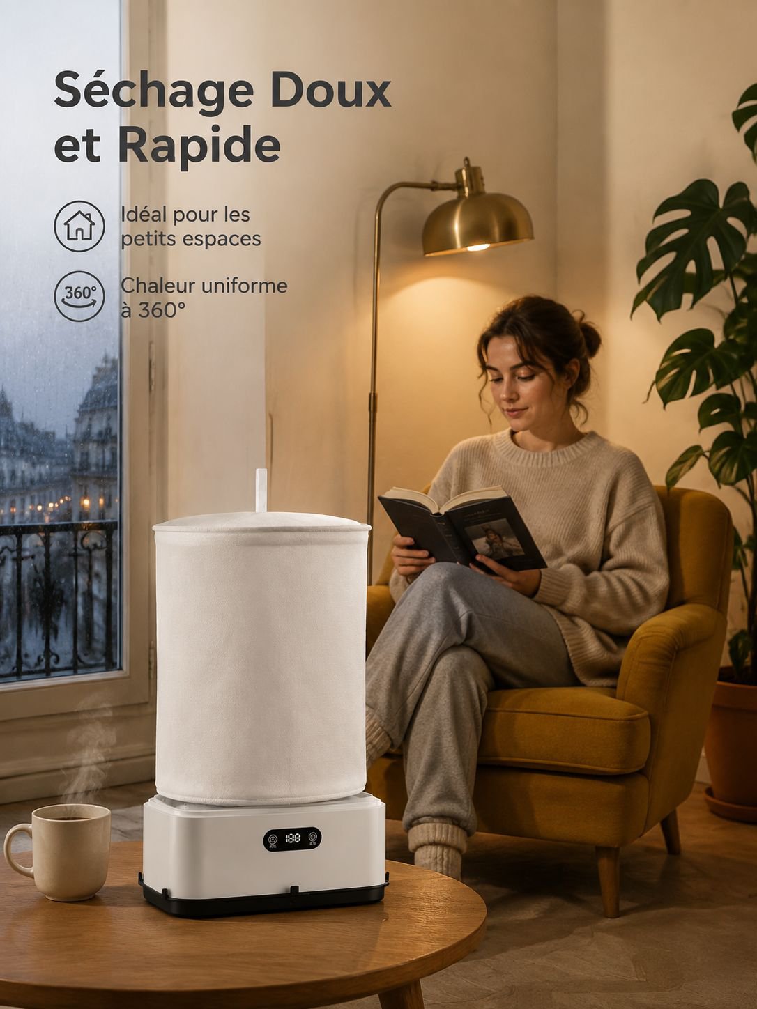 Sèche-linge pliable, portable multifonction  petit sèche-linge à air pour voyage