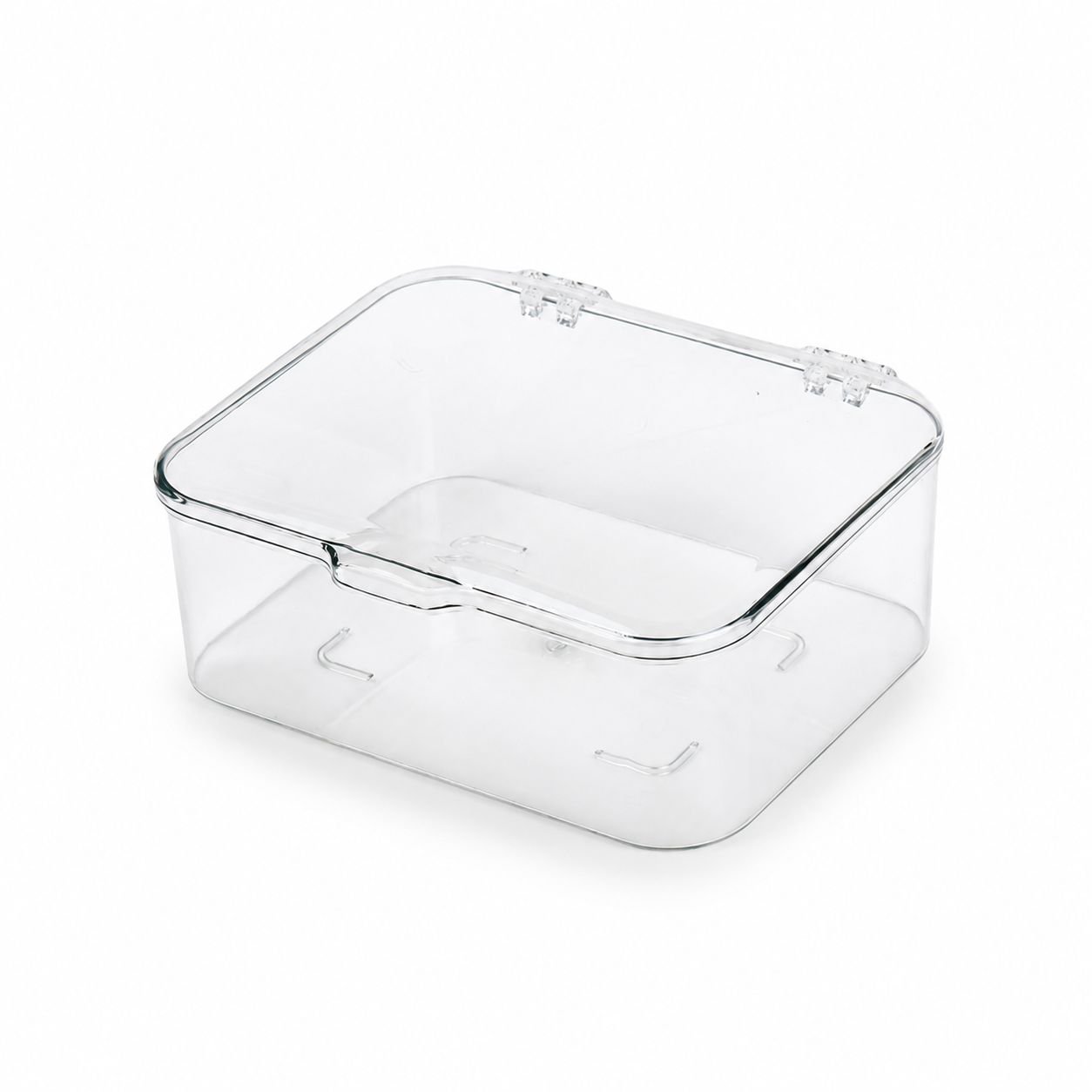 Clear Flip Lid Dustproof Storage Container