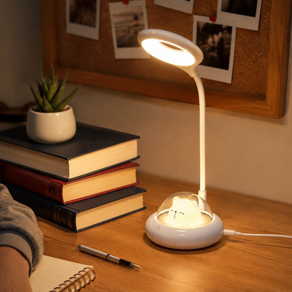 Foldable Multifunctional Reading Lamp for Dormitory