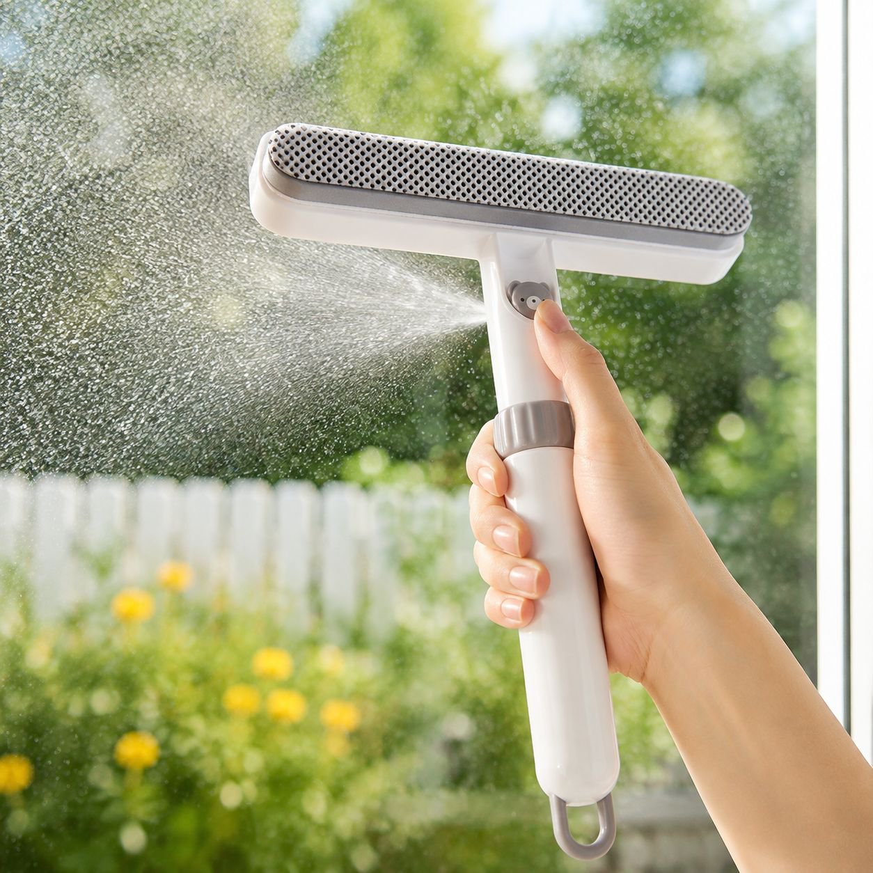Extended Retractable Liquid Cleaning Wipe