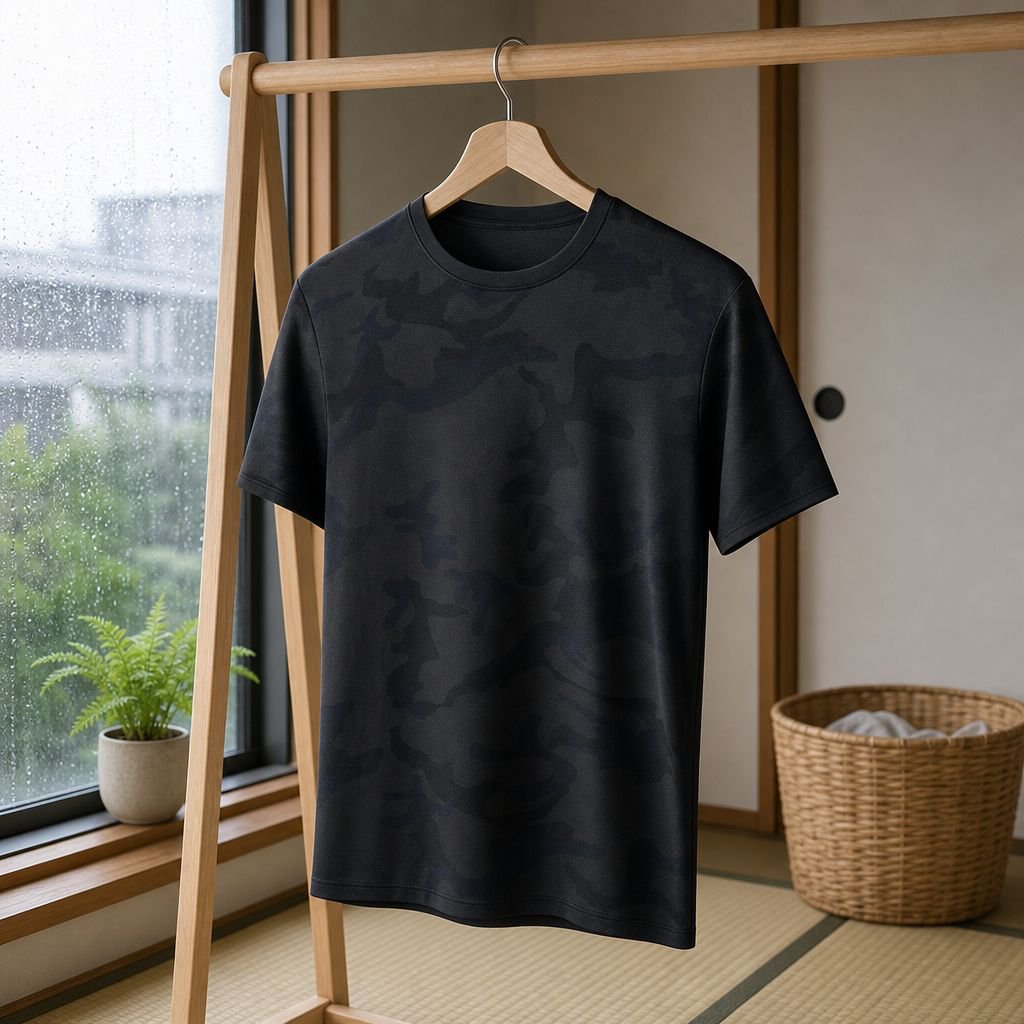 快適な着心地の半袖Tシャツ生地アップ