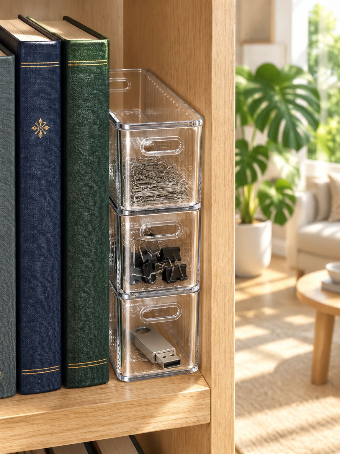 Caja de acrílico resistente y duradera para oficina