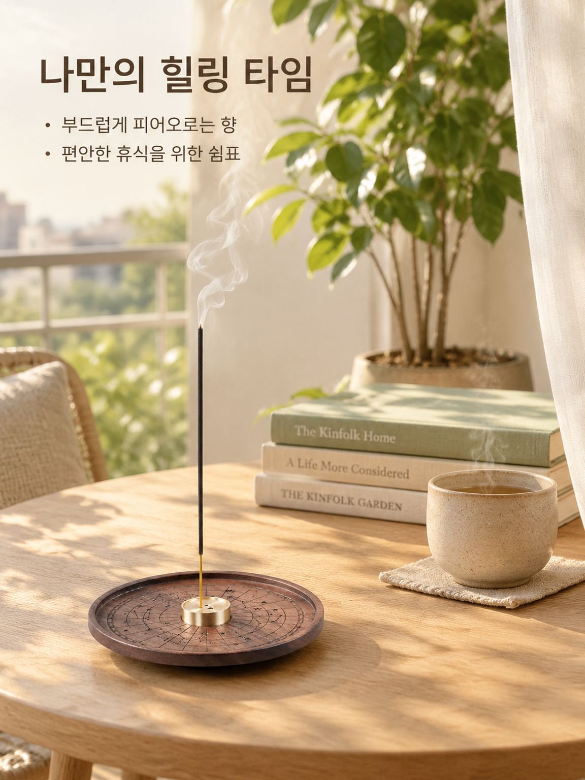 중국식 고전 가정용 인센스 버너 나무 향꽂이